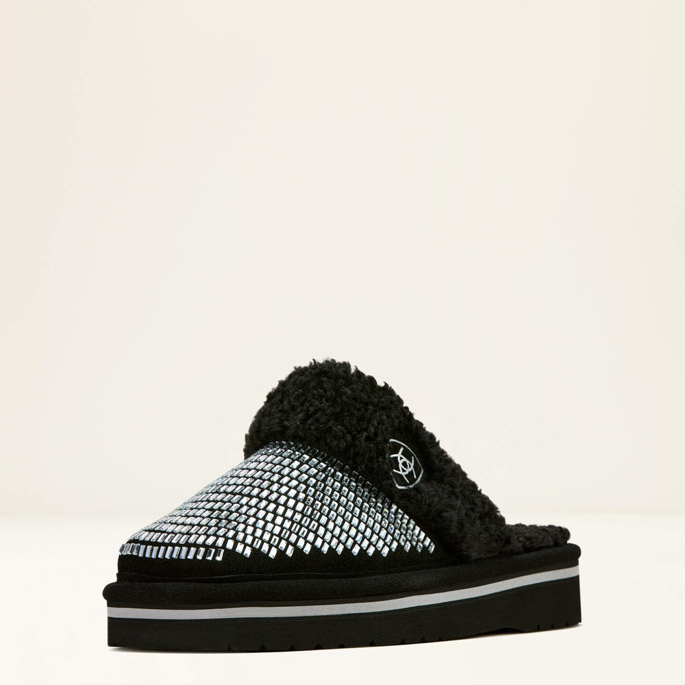 Jackie Square Toe Stack Slipper - Women
