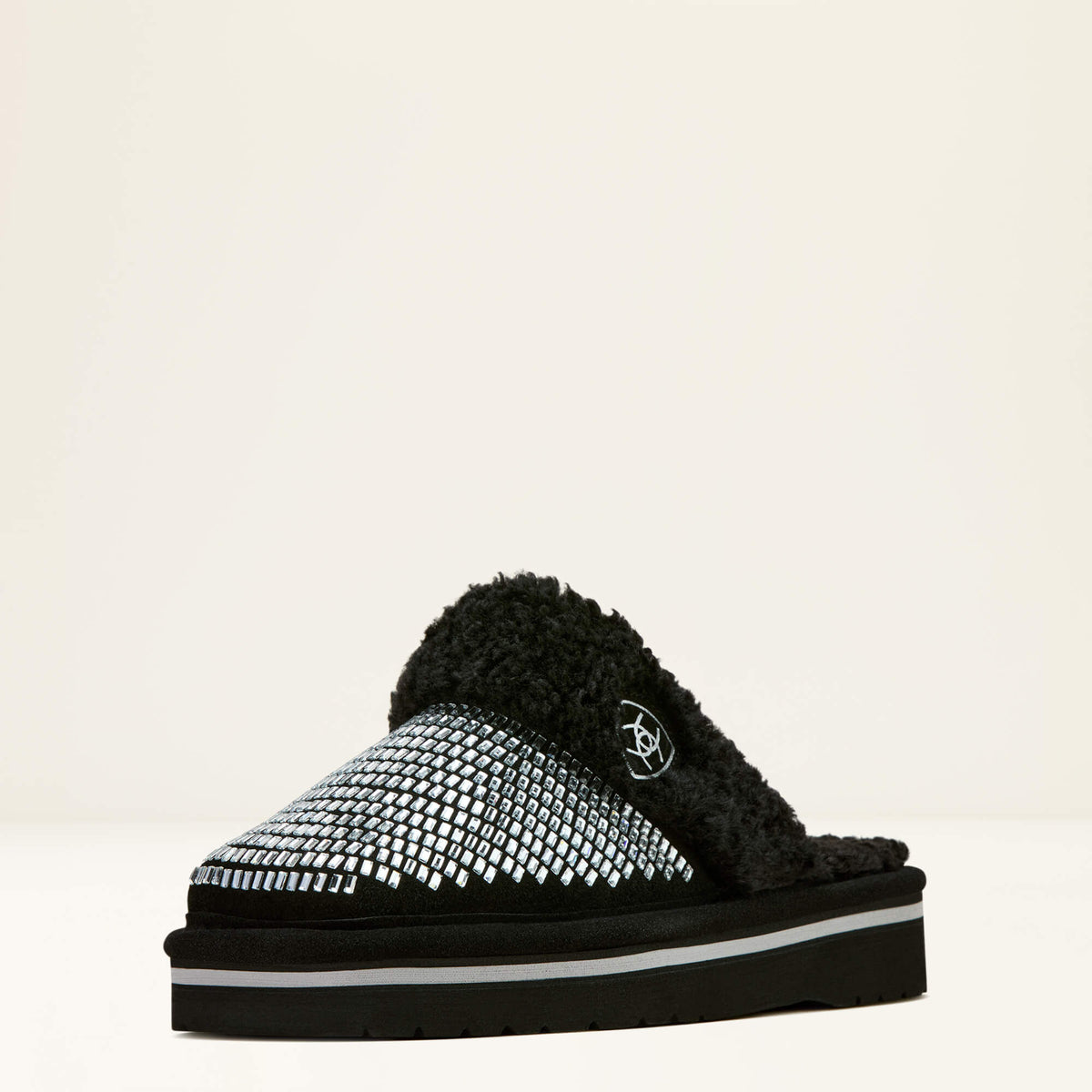Jackie Square Toe Stack Slipper - Women