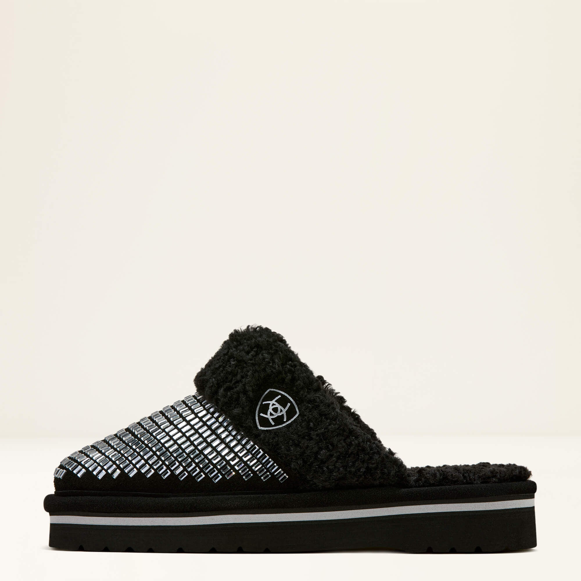Jackie Square Toe Stack Slipper - Women