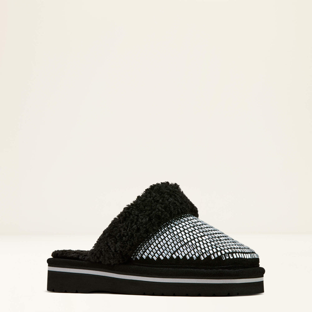Jackie Square Toe Stack Slipper - Women