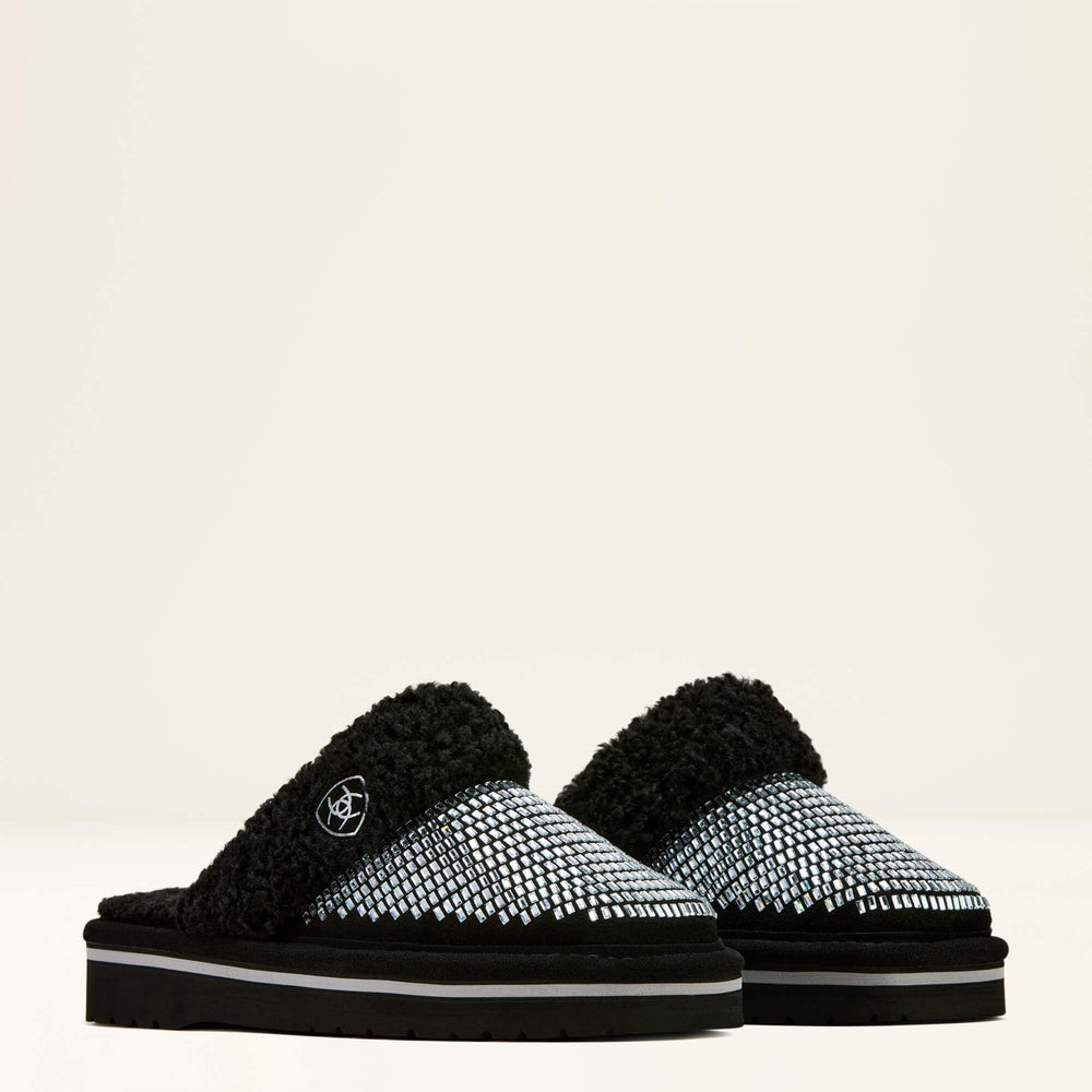 Jackie Square Toe Stack Slipper - Women