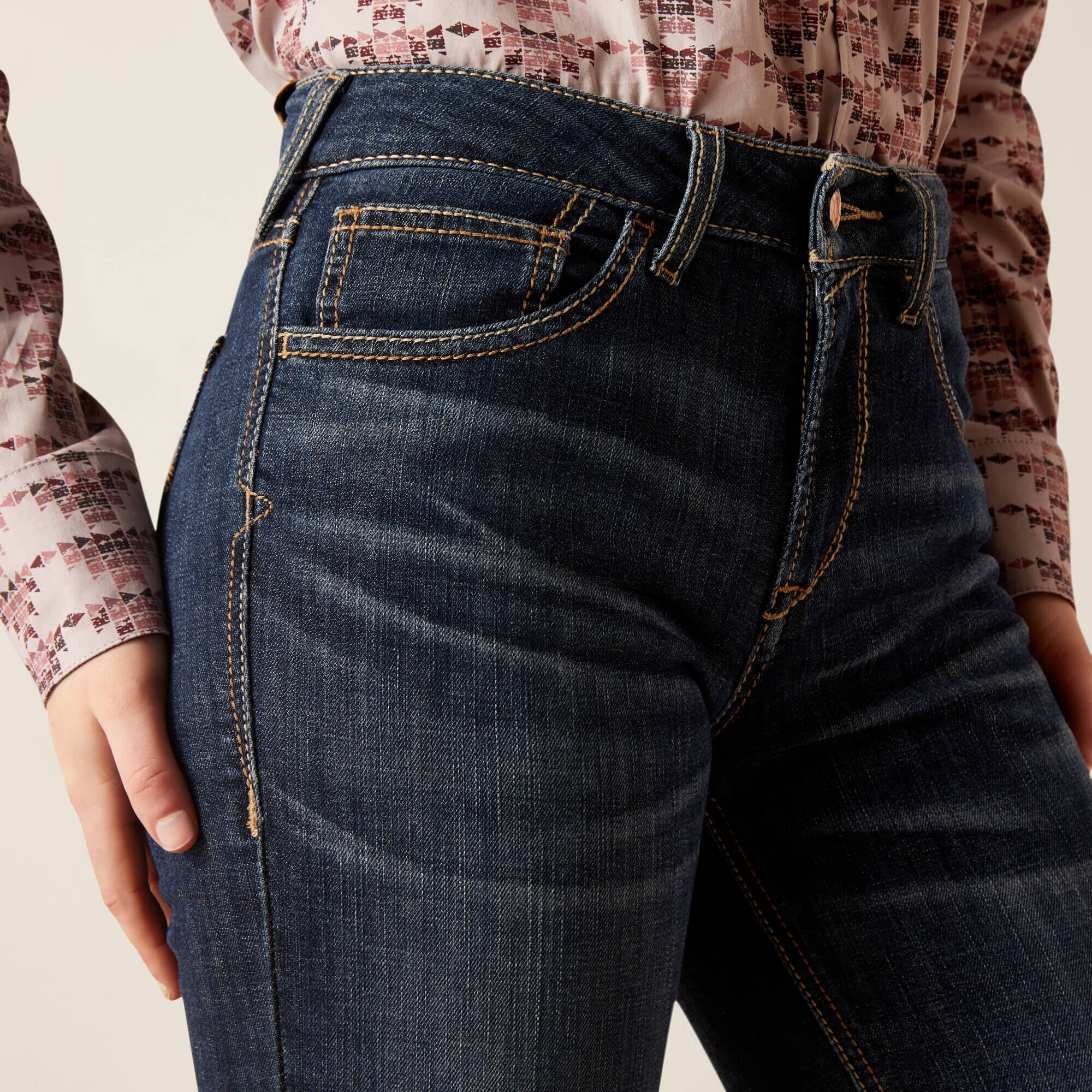 High Rise Naz Slim Trouser Jean - Women