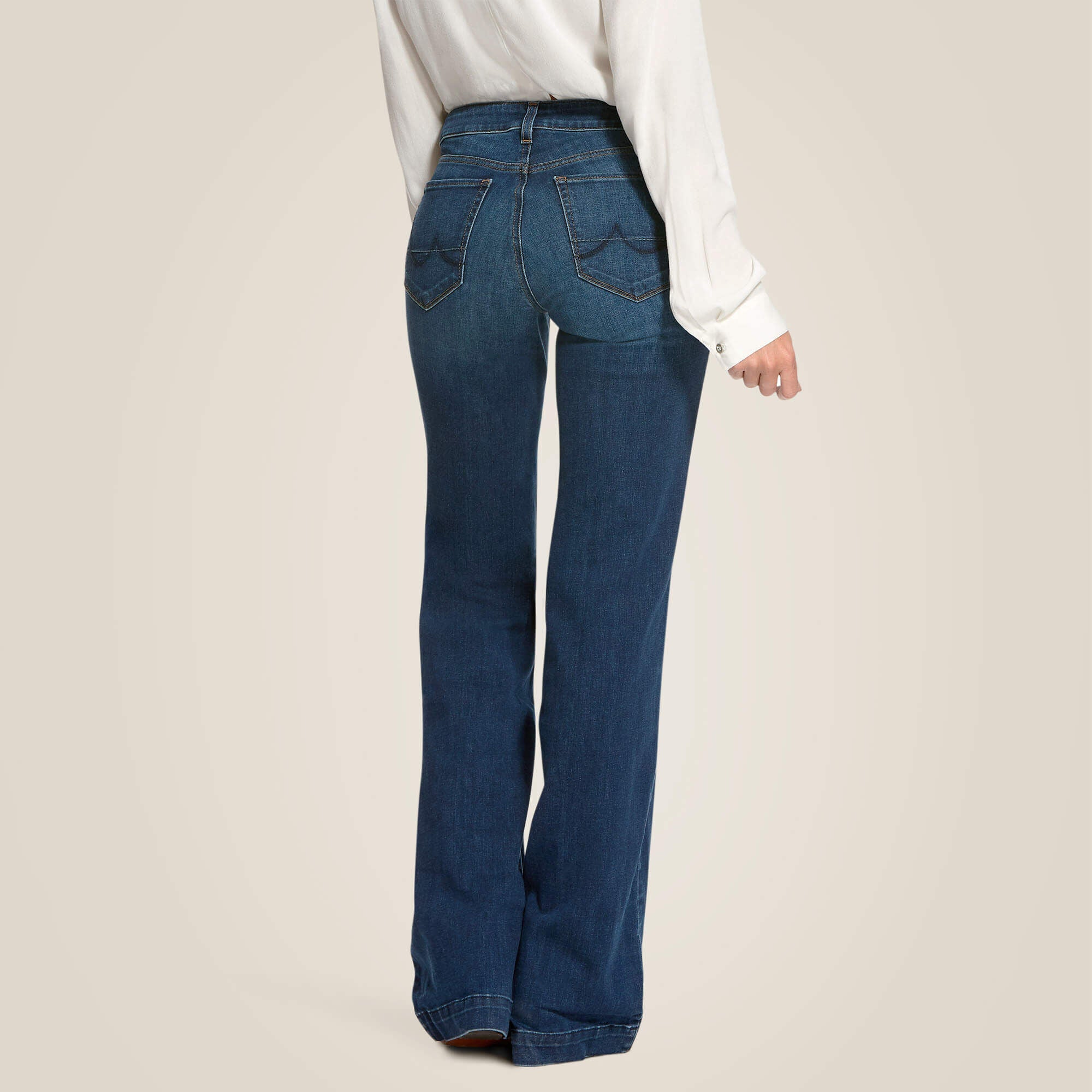 Trouser Mid Rise Stretch Kelsea Wide Leg Jean - Women|Trends