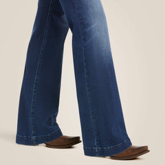 Trouser Mid Rise Stretch Kelsea Wide Leg Jean - Women|Trends