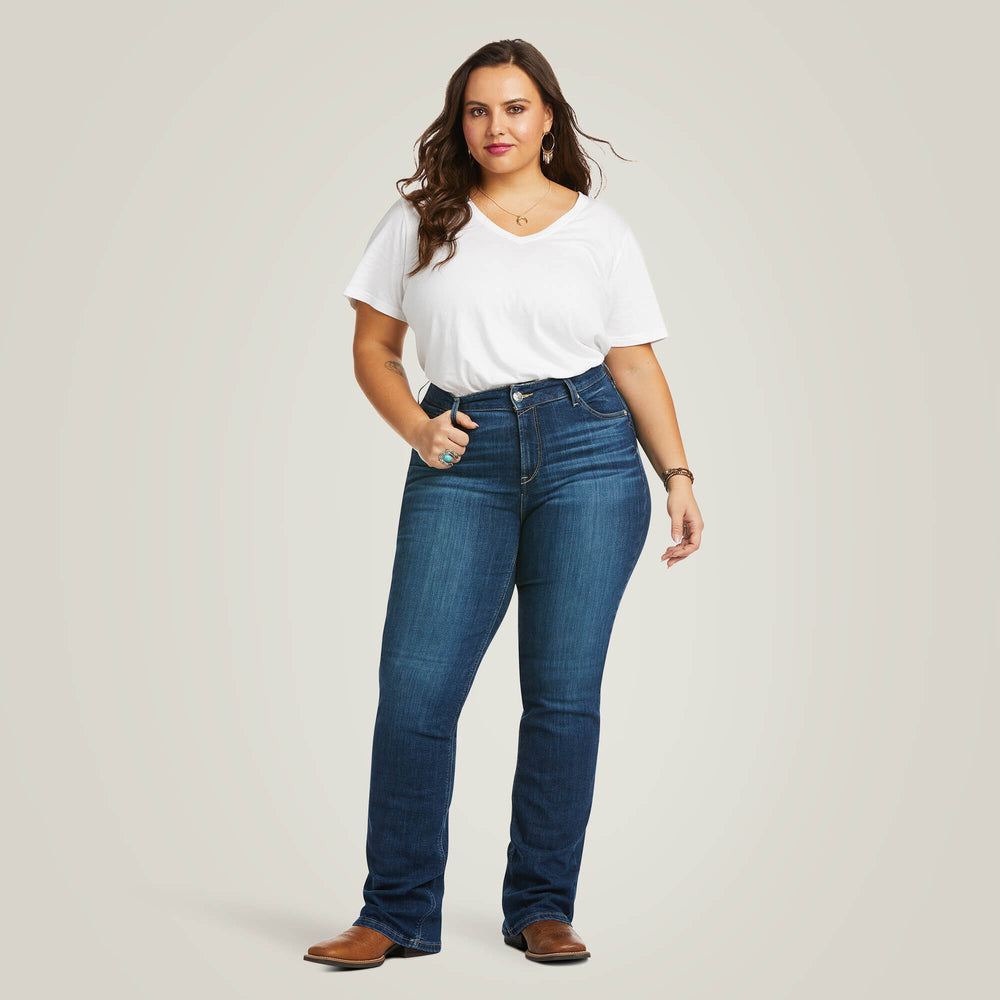 R.E.A.L. Perfect Rise Abby Straight Jean - Women|Trends