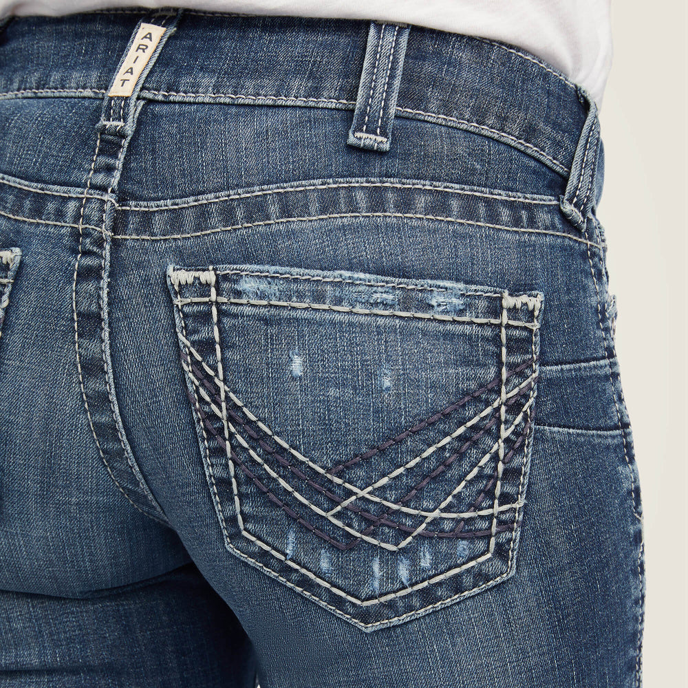R.E.A.L. Mid Rise Raquel Boot Cut Jean - Women