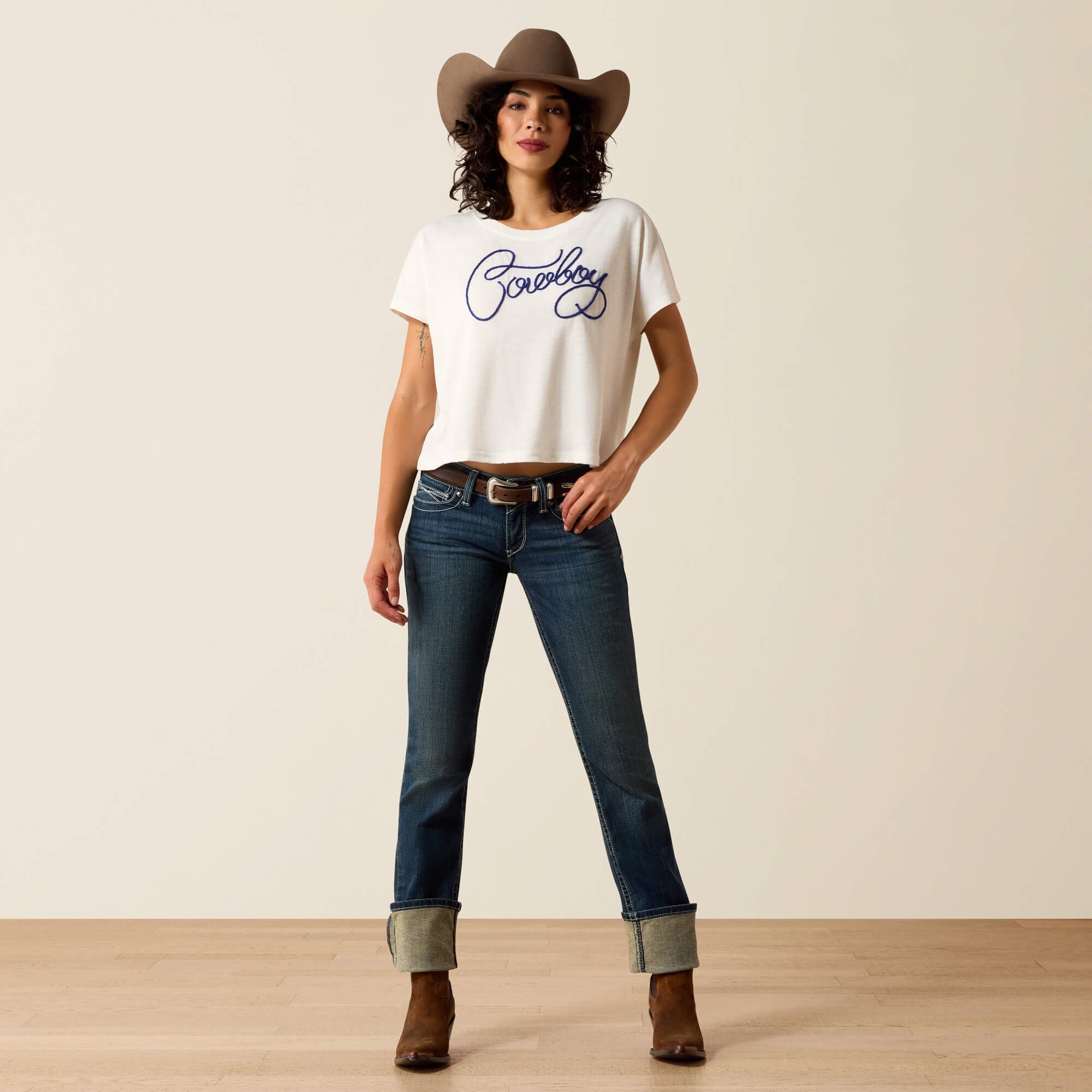 R.E.A.L. Mid Rise Stretch Icon Stackable Straight Leg Jean - Women|Trends