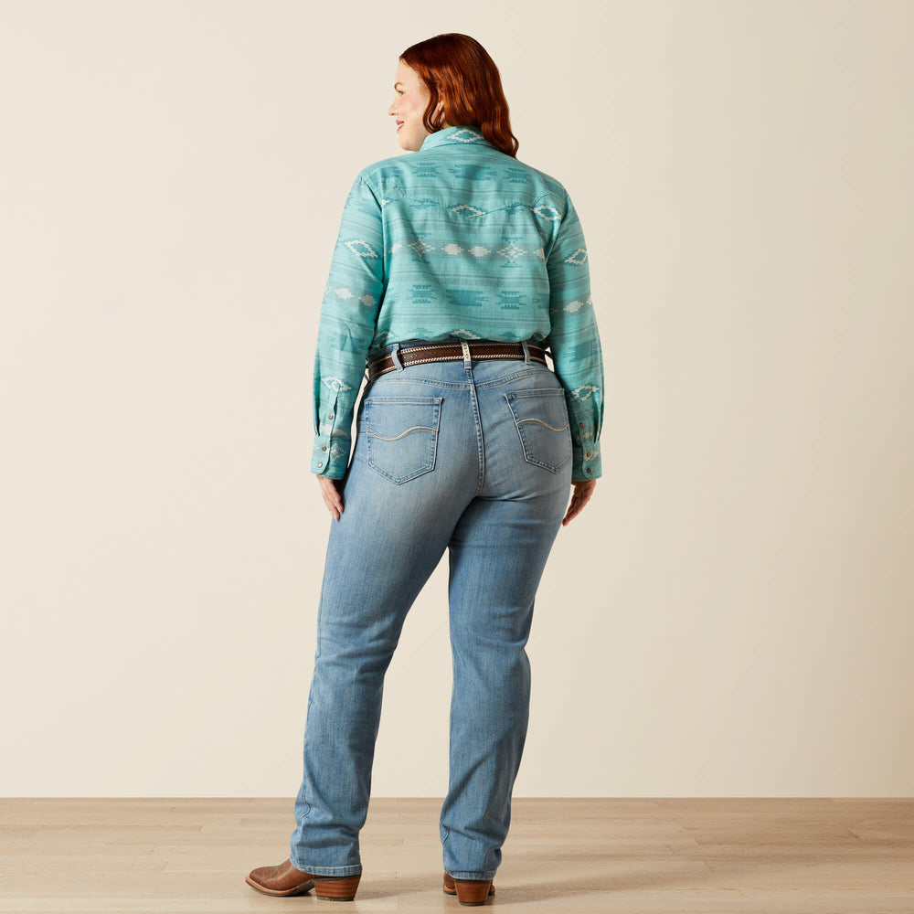 Mid Rise Alessia Straight Leg Jean - Women