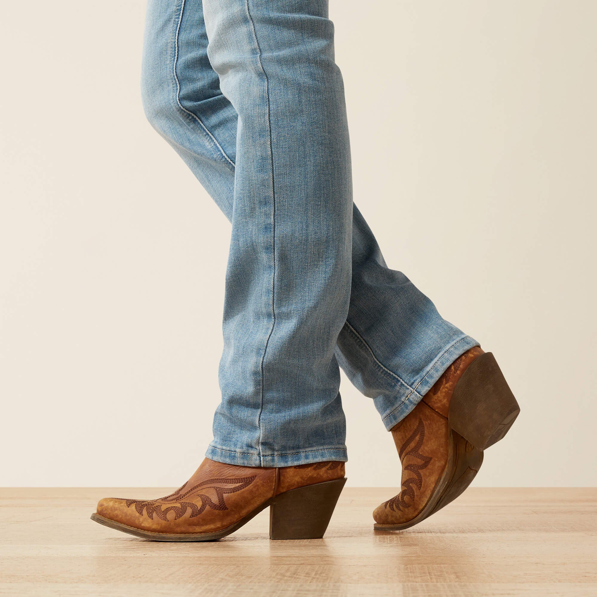 Mid Rise Alessia Straight Leg Jean - Women
