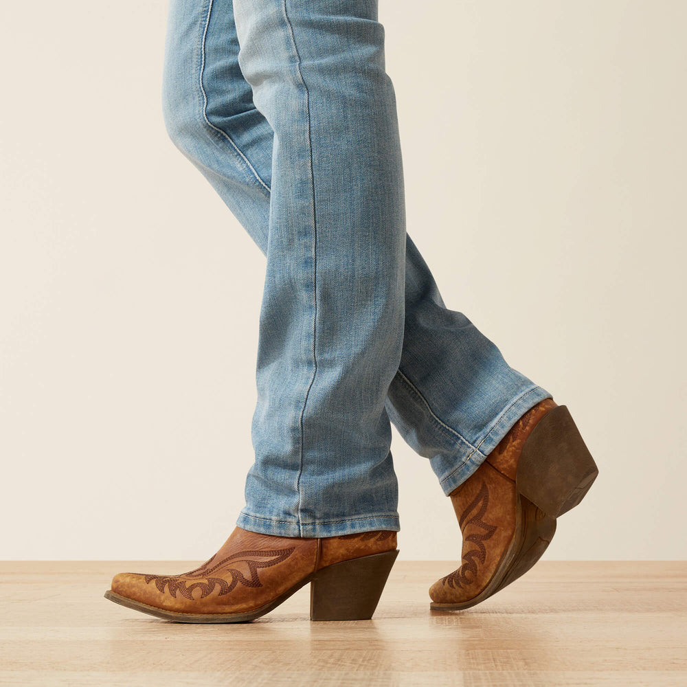 Mid Rise Alessia Straight Leg Jean - Women