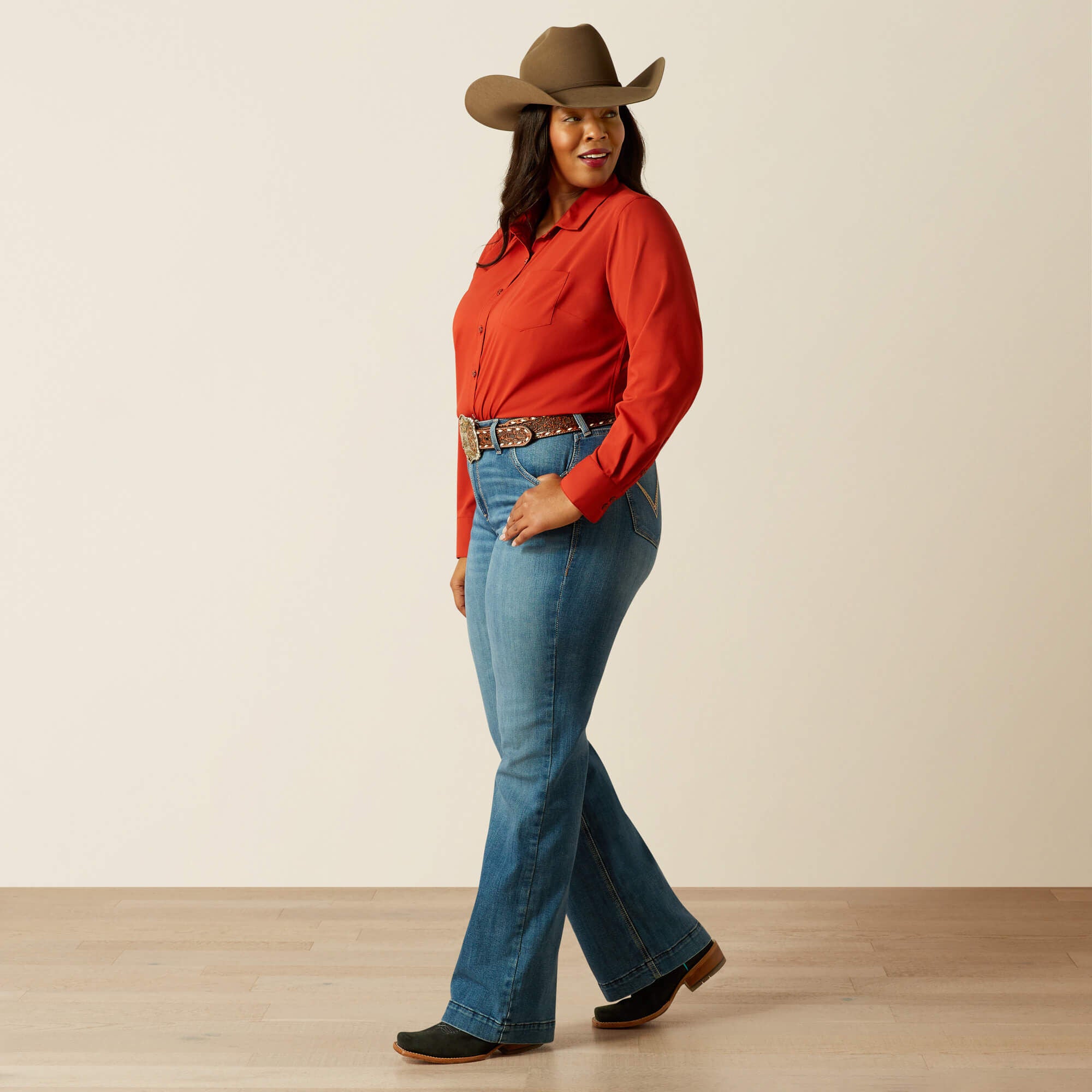 Perfect Rise Isabelle Wide Trouser Jeans - Women|Trends