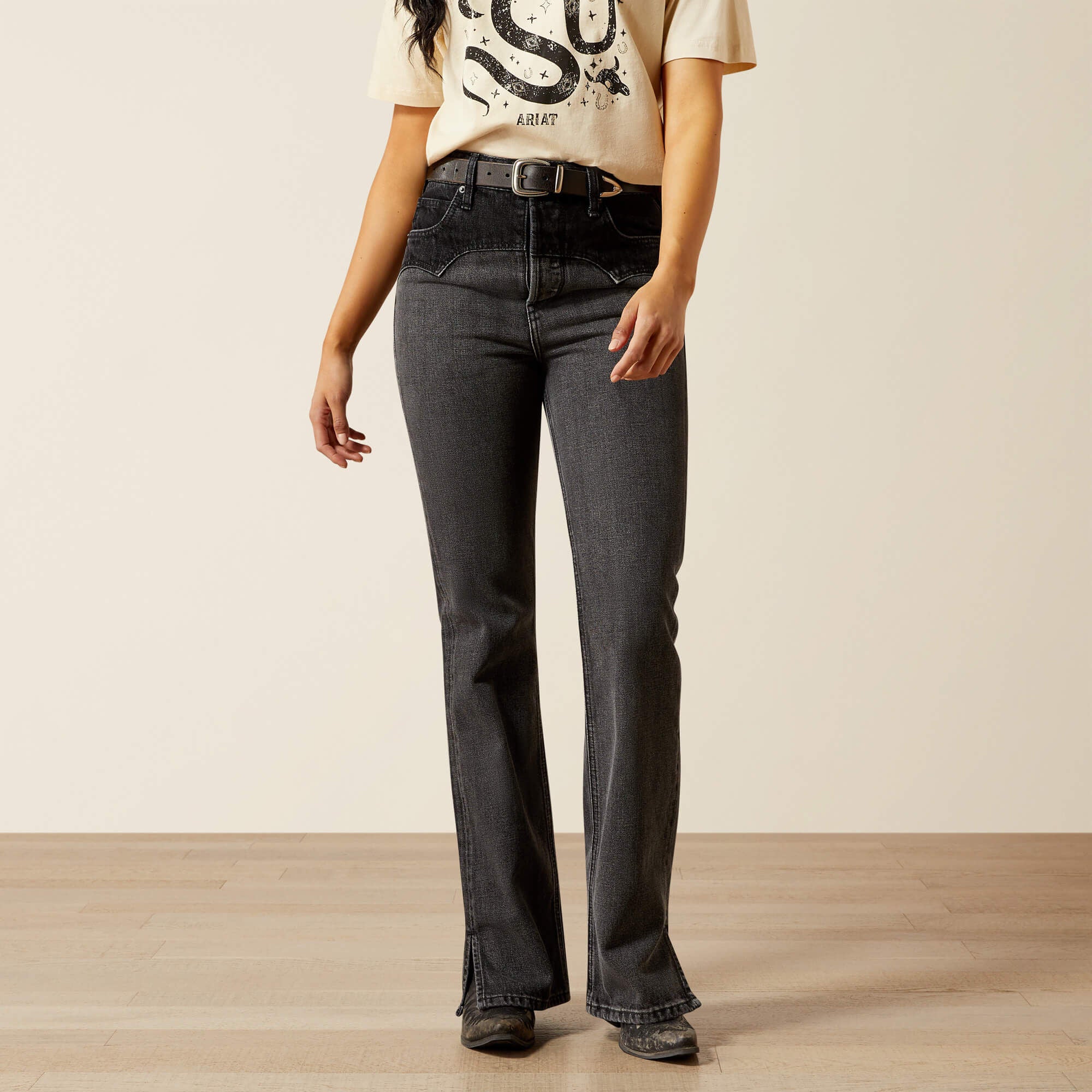 Ultra High Rise Cheyenne Yoke Tomboy Boot Cut Jean - Women|Trends