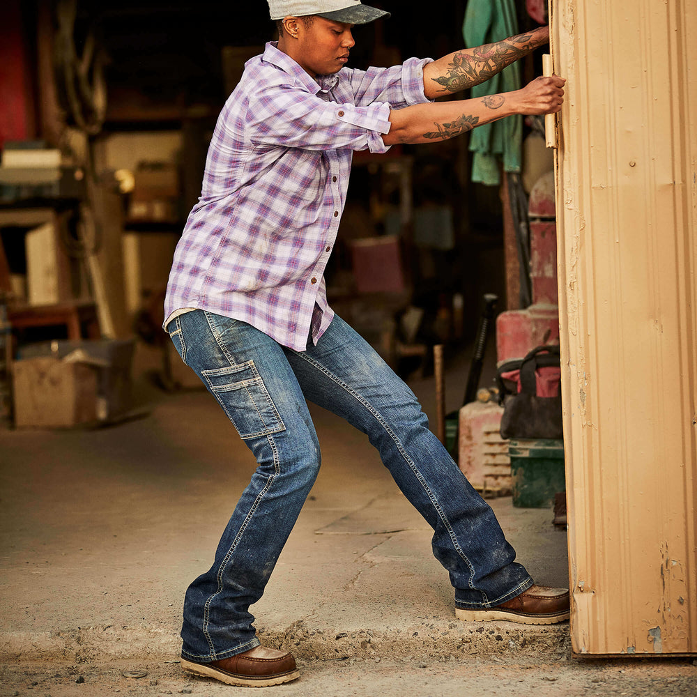 Rebar Work Flex Perfect Rise Riveter Boot Cut Jean - Women