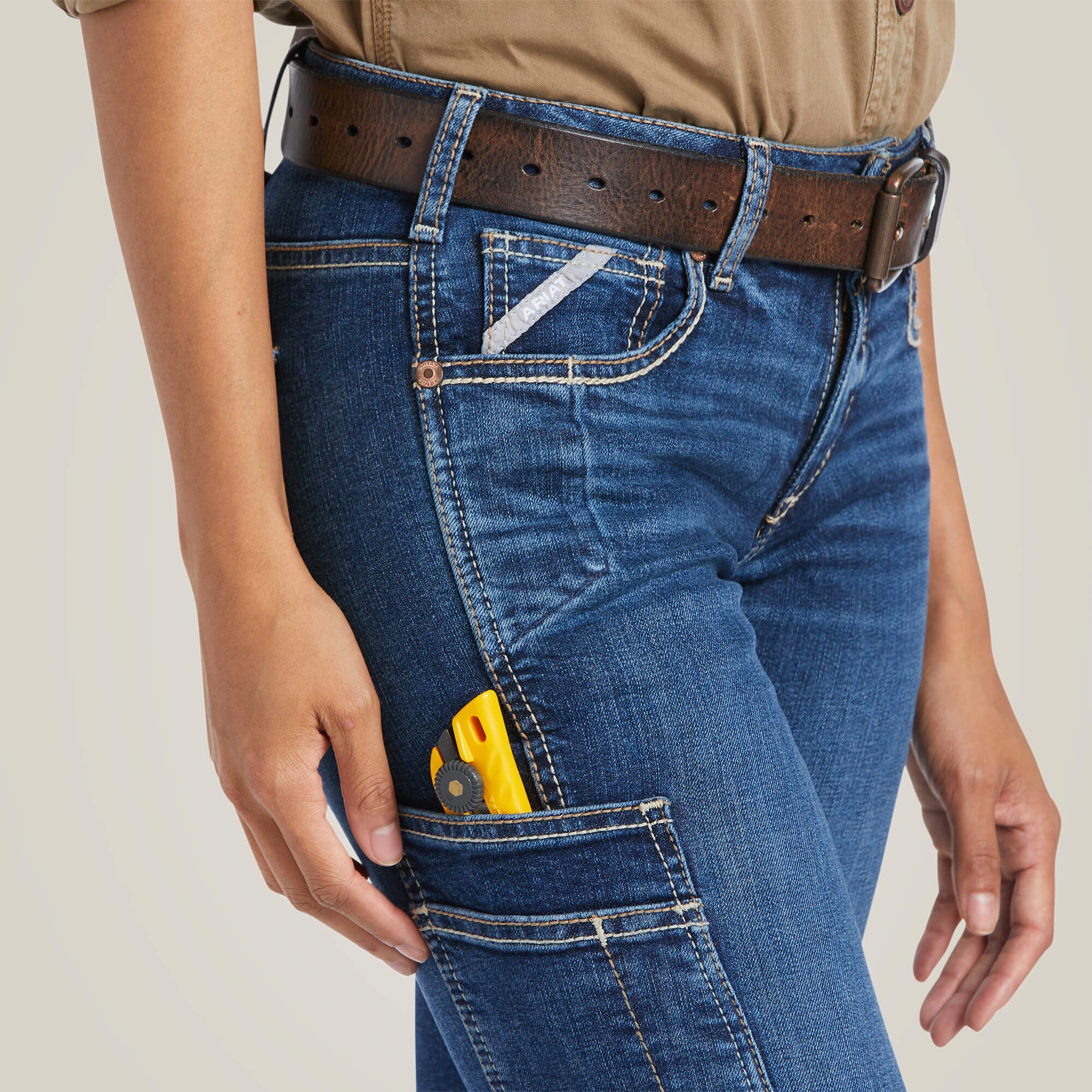 Rebar Work Flex Perfect Rise Riveter Boot Cut Jean - Women