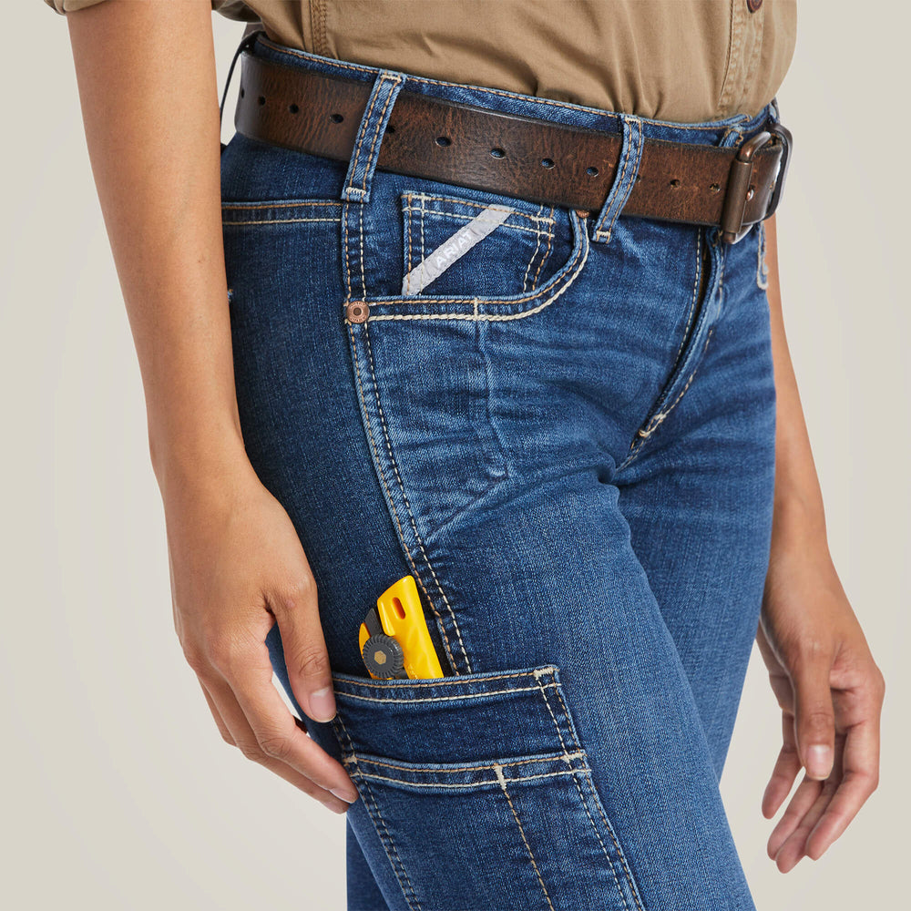 Rebar Work Flex Perfect Rise Riveter Boot Cut Jean - Women