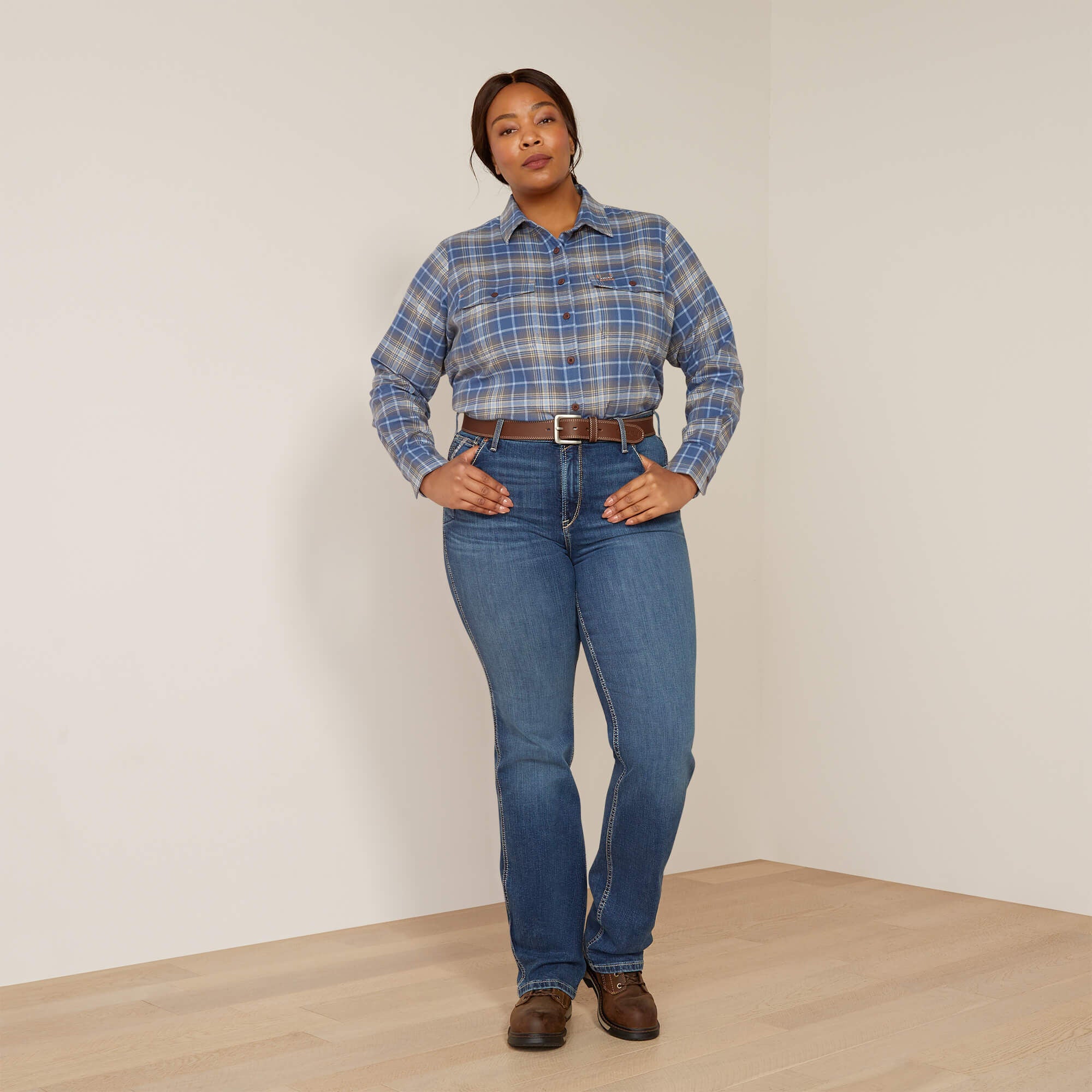 Rebar High Rise Riveter Straight Jean - Women