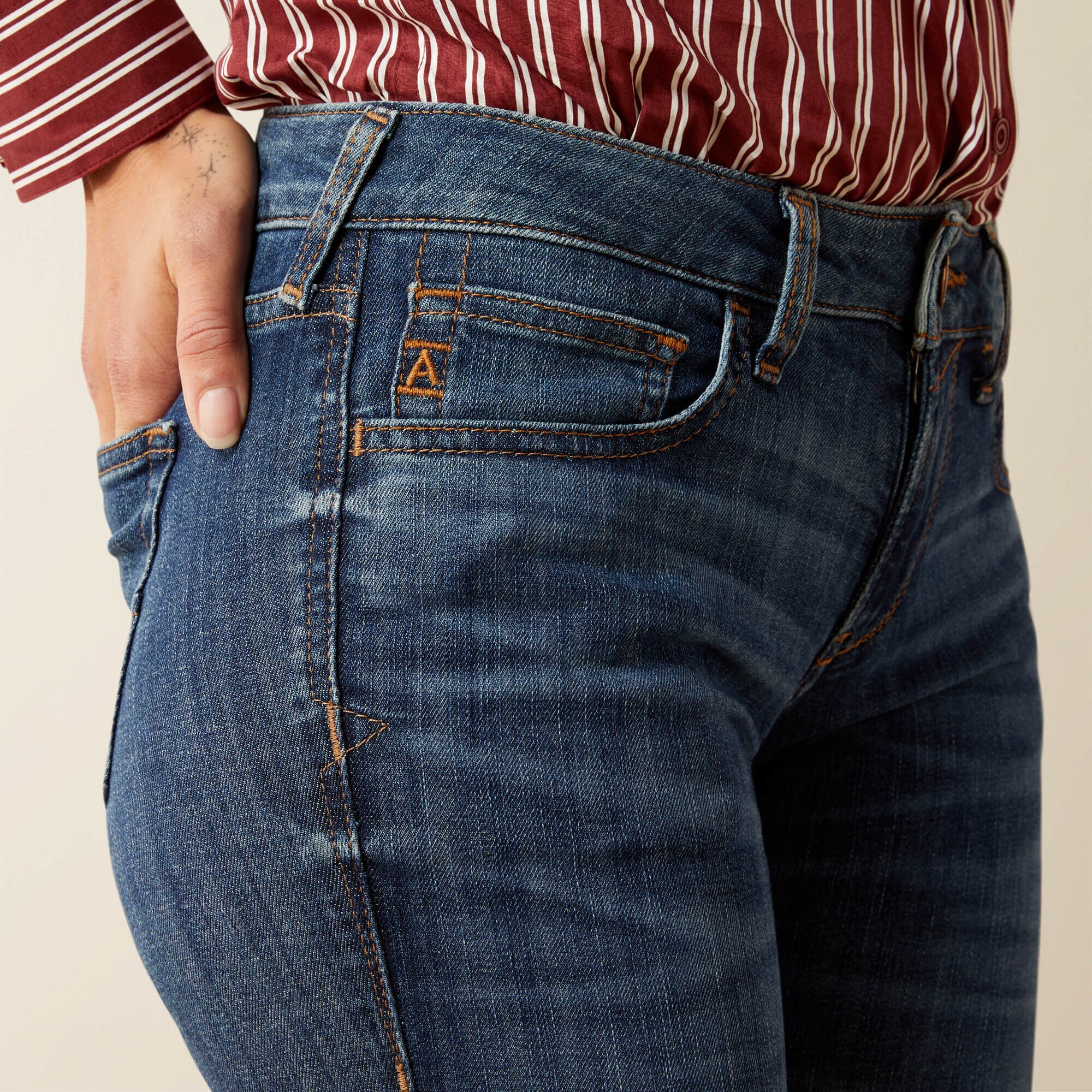 Perfect Rise Bessie Slim Trouser Jeans - Women