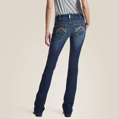 R.E.A.L. Low Rise Stretch Rosy Whipstitch Boot Cut Jean - Women|Trends