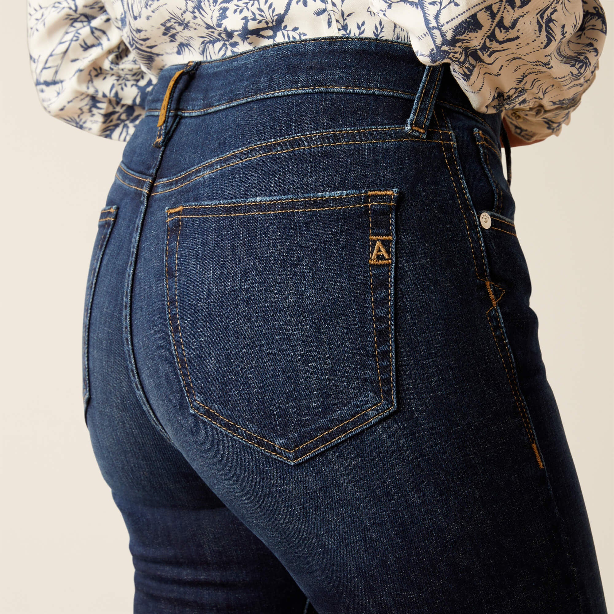 High Rise Bridle Skinny Jeans - Women