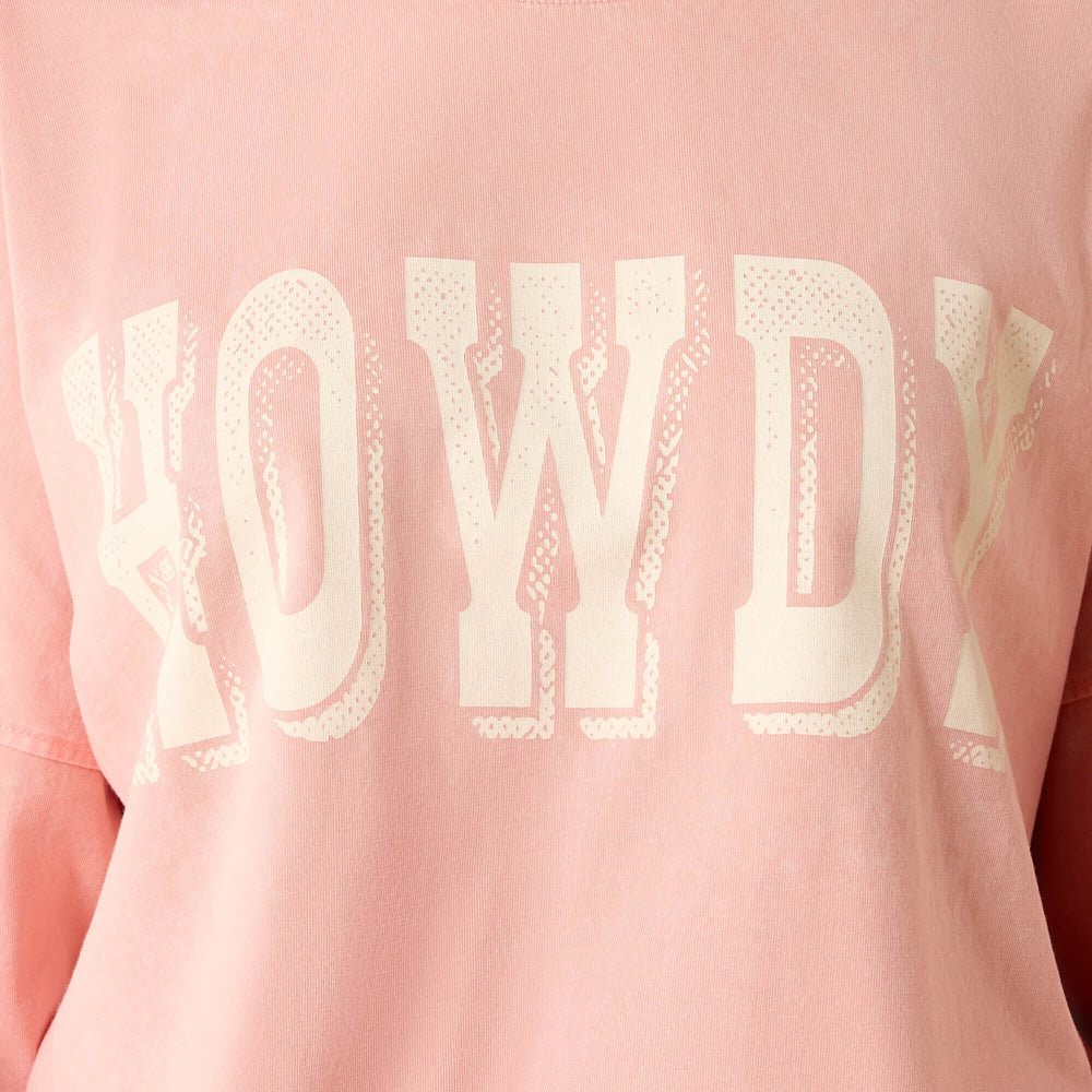 Canvas Oversized Long Sleeve T-Shirt - Women