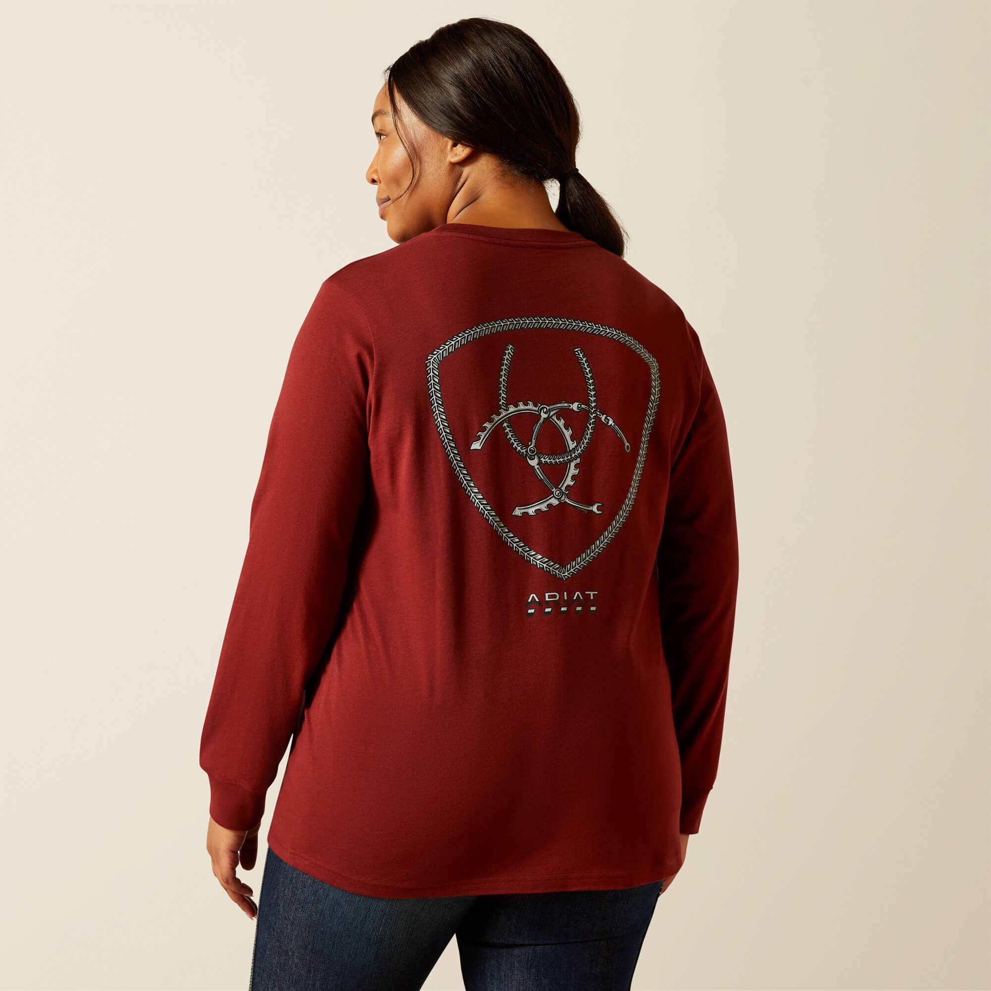 Rebar Cotton Strong Workshop Logo T-Shirt - Women