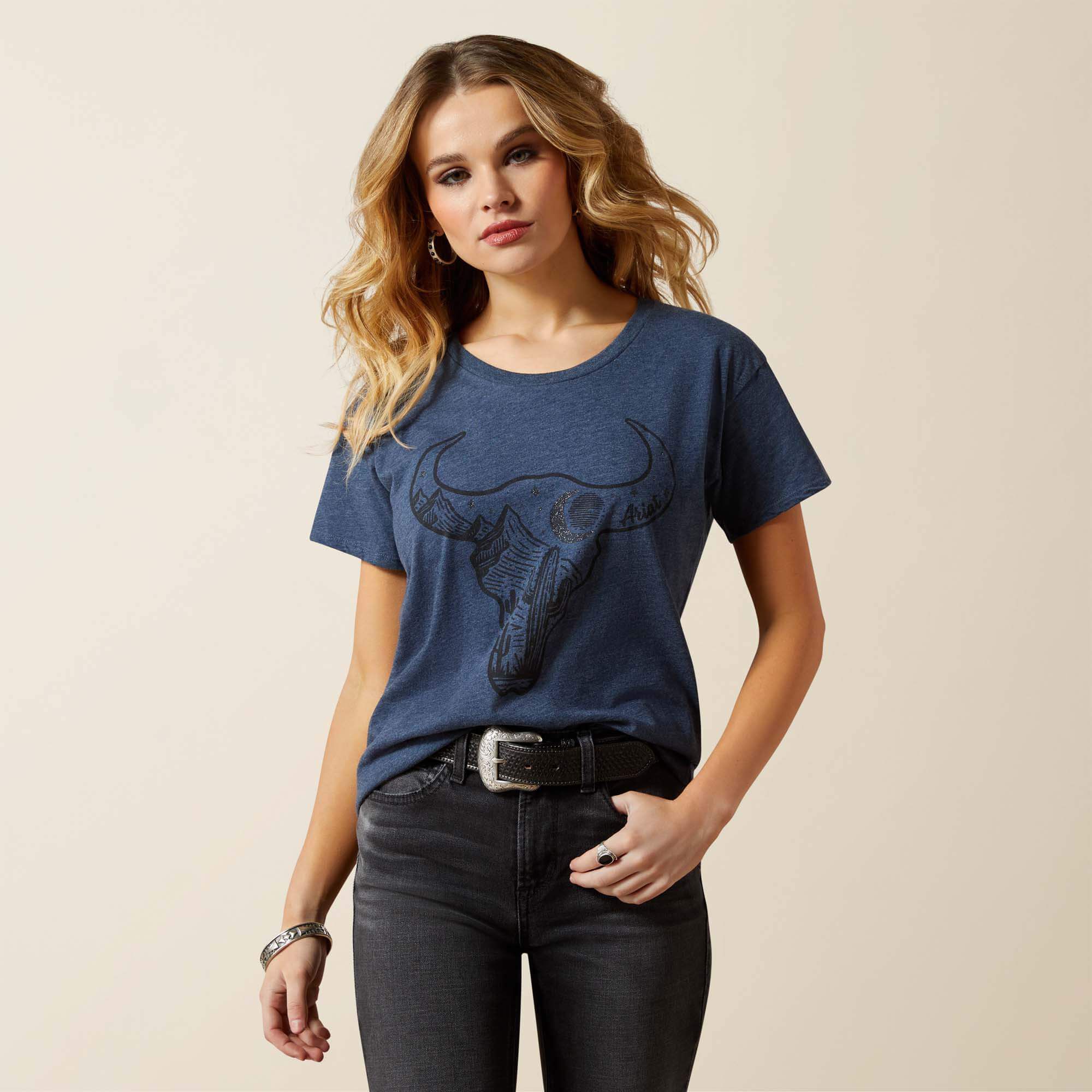 Ariat Bull Night Sky T-Shirt - Women
