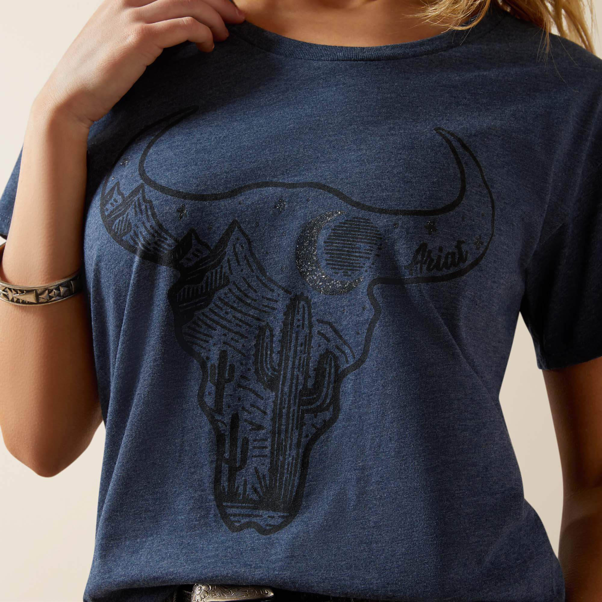 Ariat Bull Night Sky T-Shirt - Women