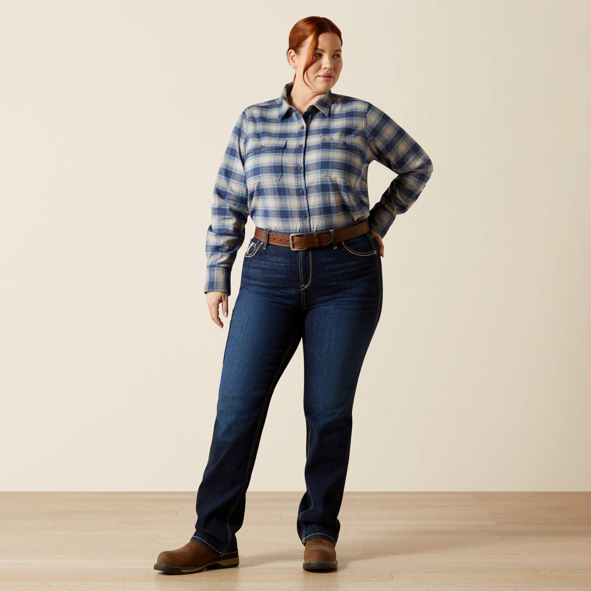 Rebar Flannel DuraStretch Work Shirt - Women