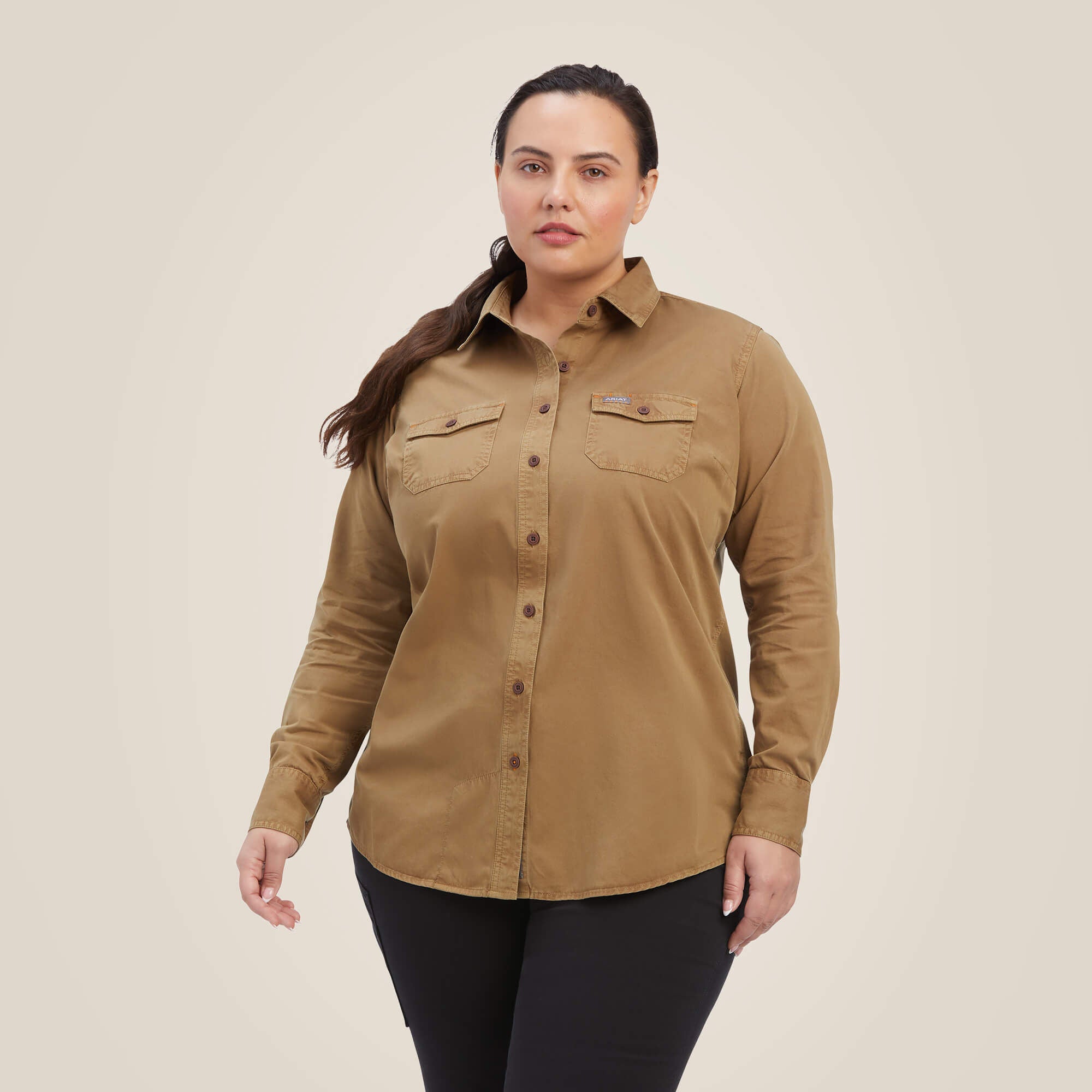 Rebar Washed Twill Work Shirt - Women