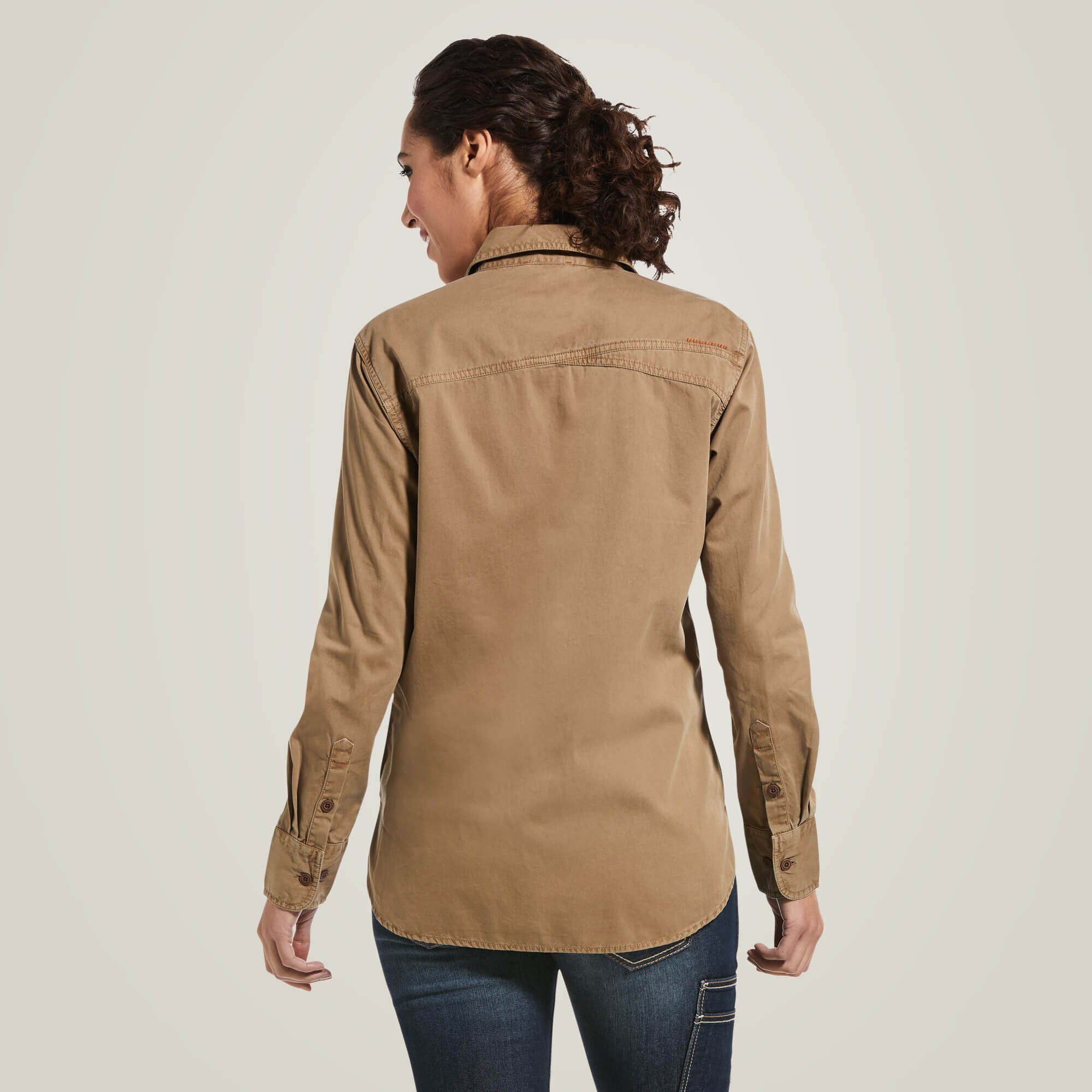 Rebar Washed Twill Work Shirt - Women