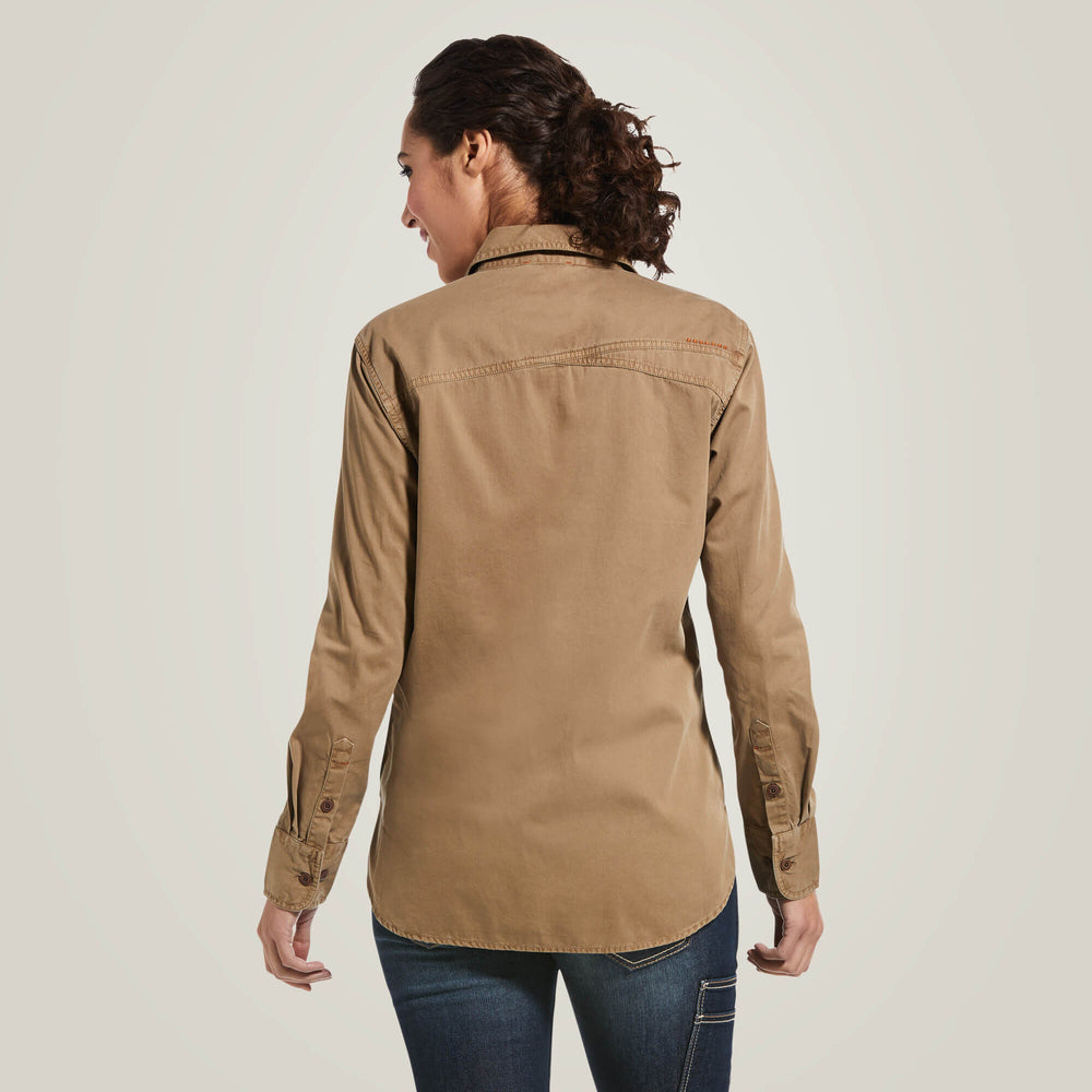 Rebar Washed Twill Work Shirt - Women