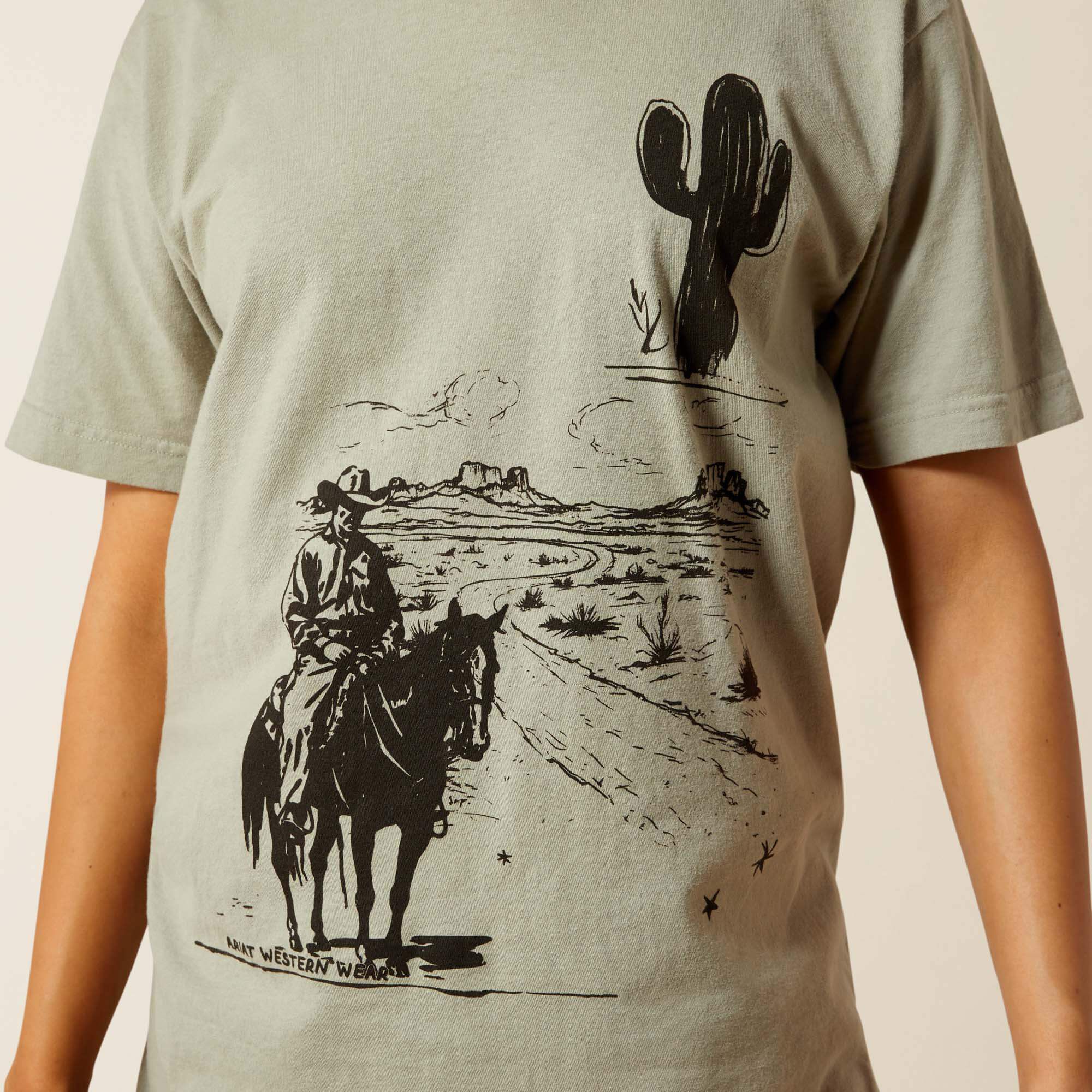 Ariat Sketchy Cowboy T-Shirt - Women