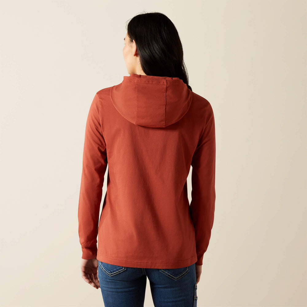 Rebar Cotton Strong Hooded T-Shirt - Women