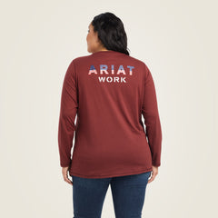 Rebar Workman USA Logo T-Shirt - Women