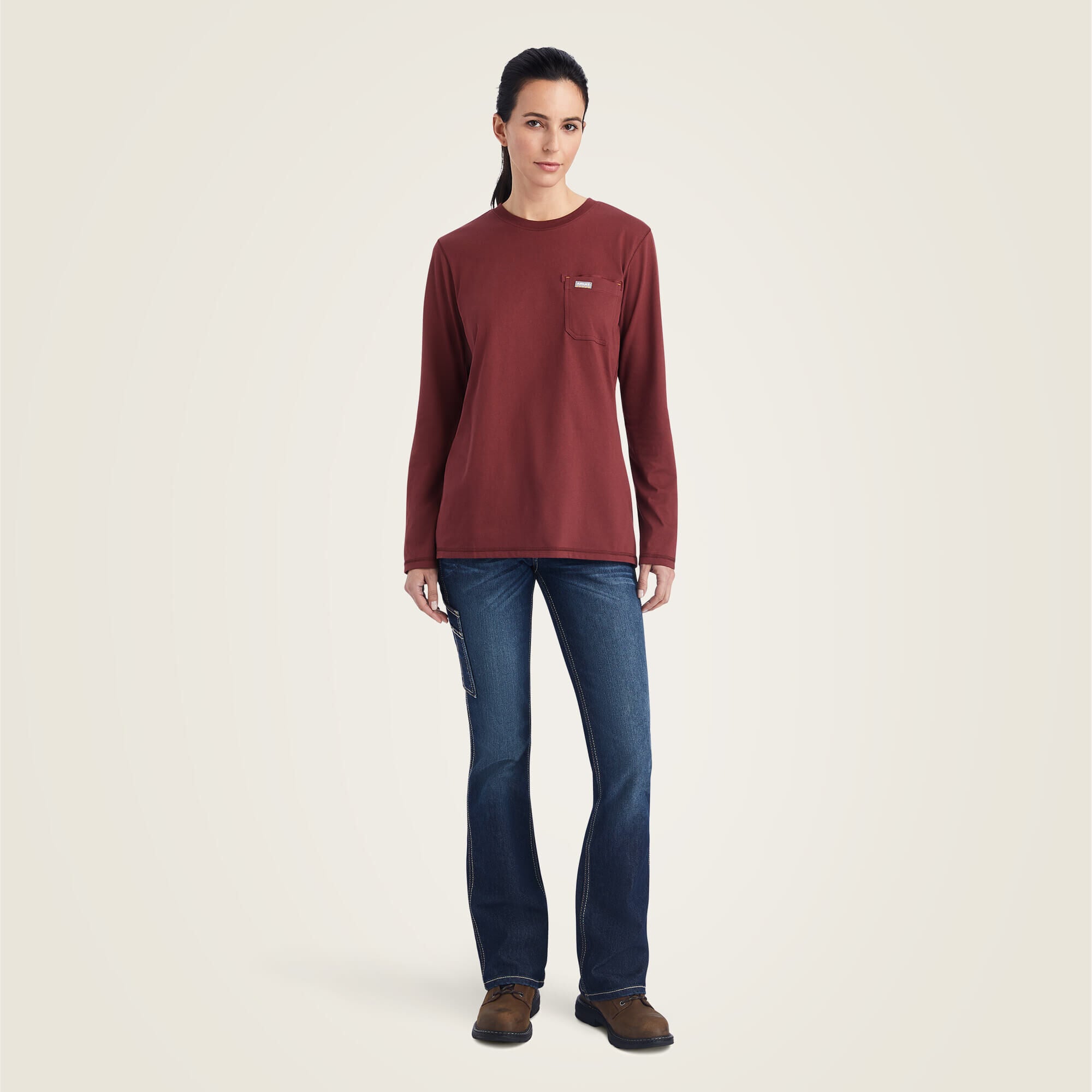 Rebar Workman USA Logo T-Shirt - Women