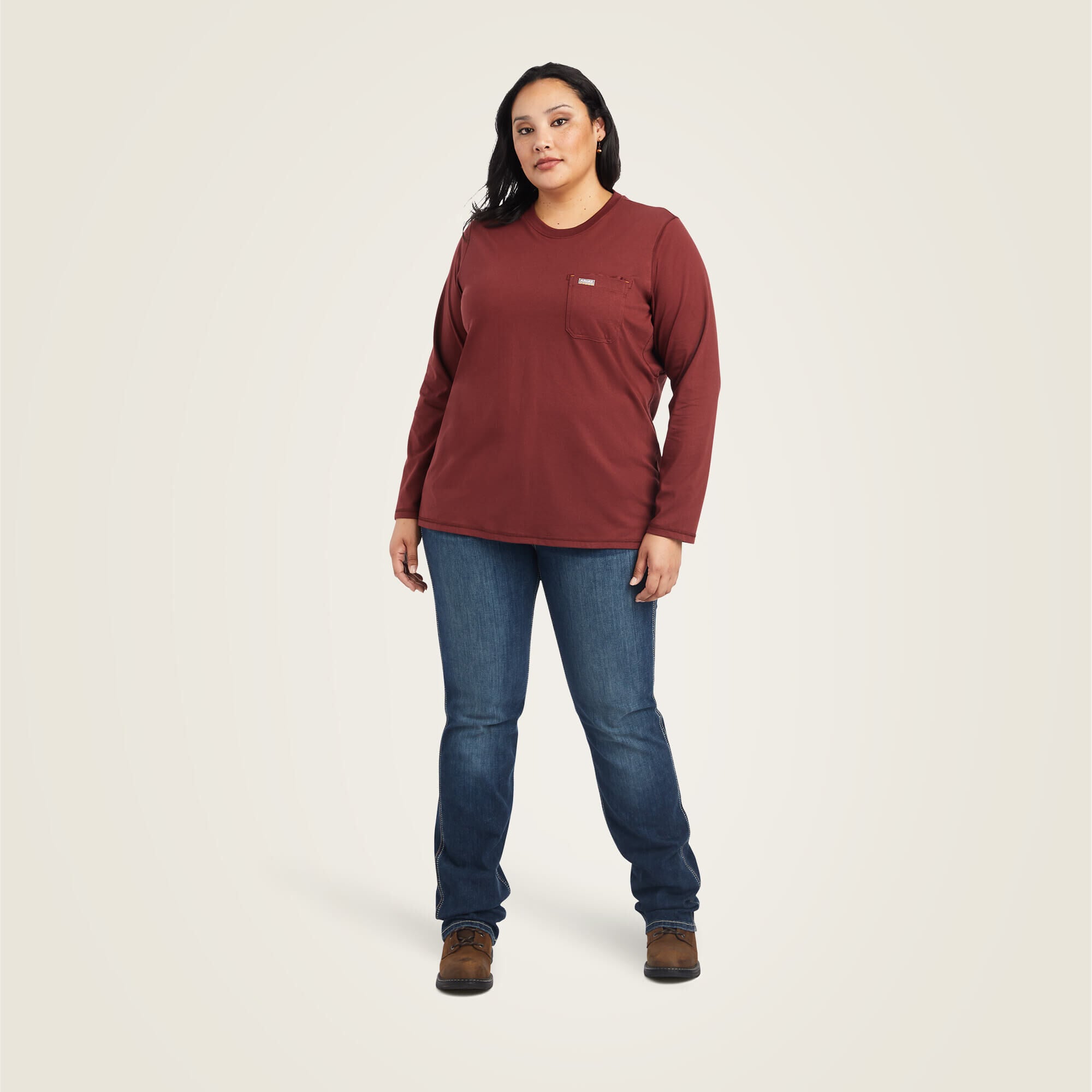 Rebar Workman USA Logo T-Shirt - Women