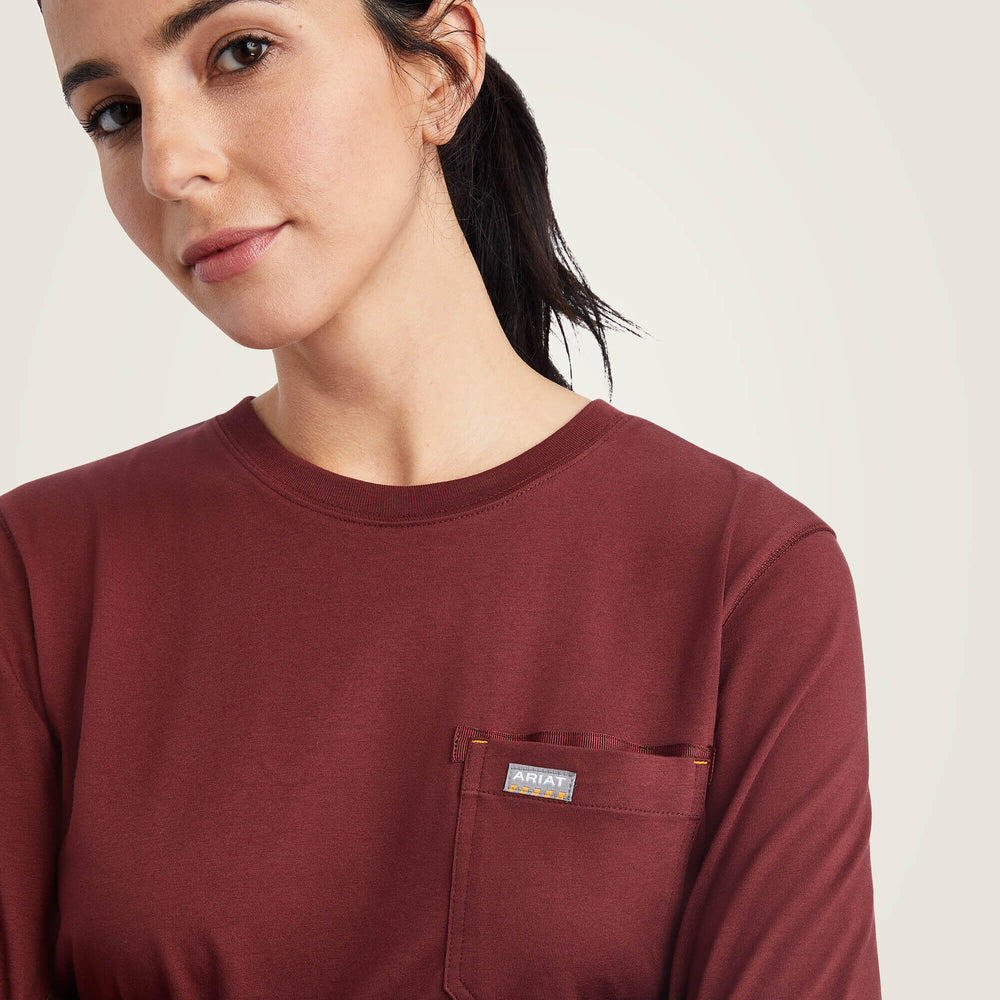 Rebar Workman USA Logo T-Shirt - Women