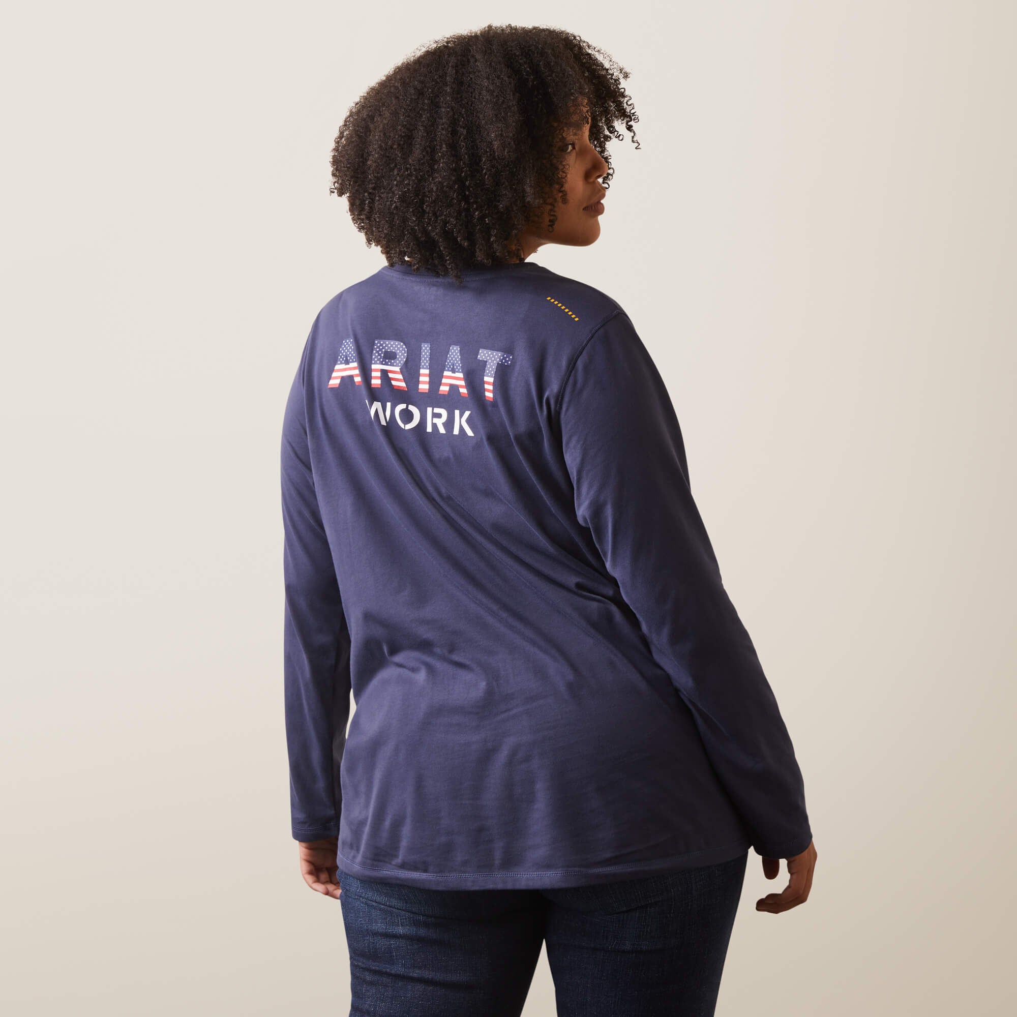 Rebar Workman USA Logo T-Shirt - Women