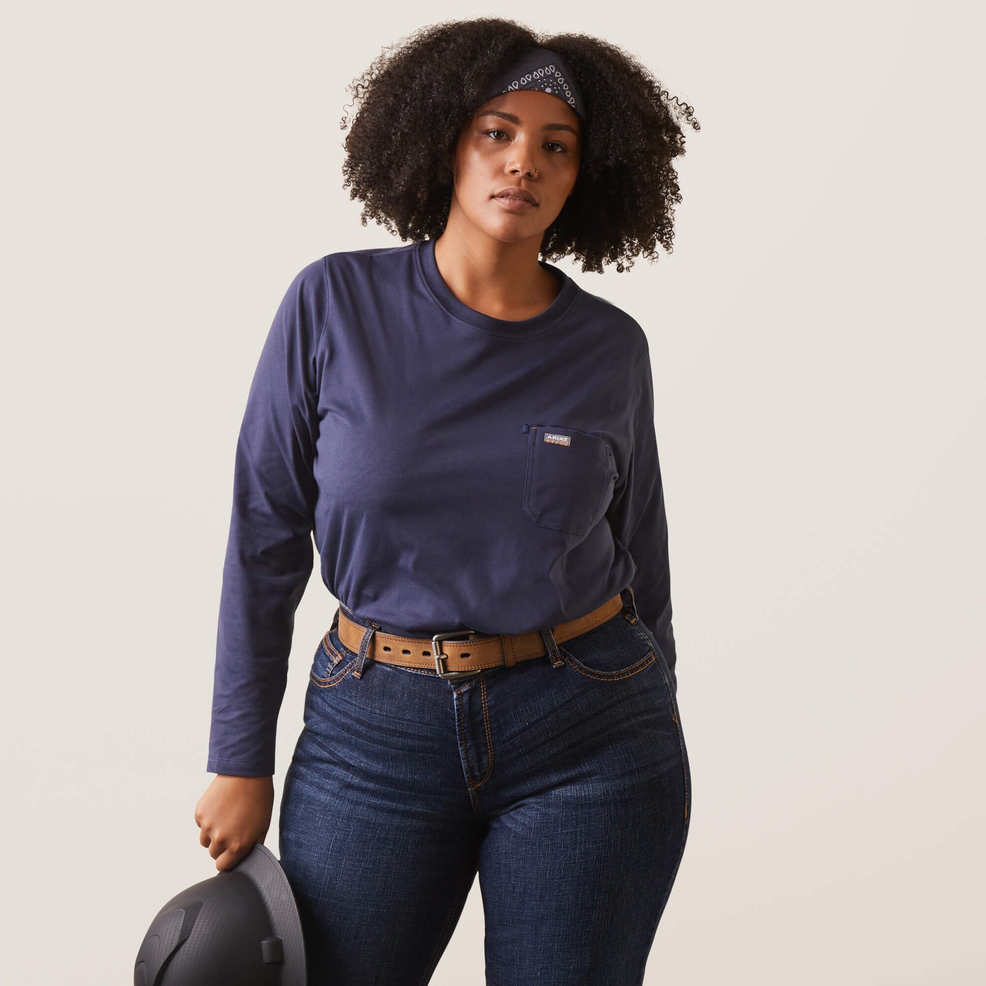 Rebar Workman USA Logo T-Shirt - Women