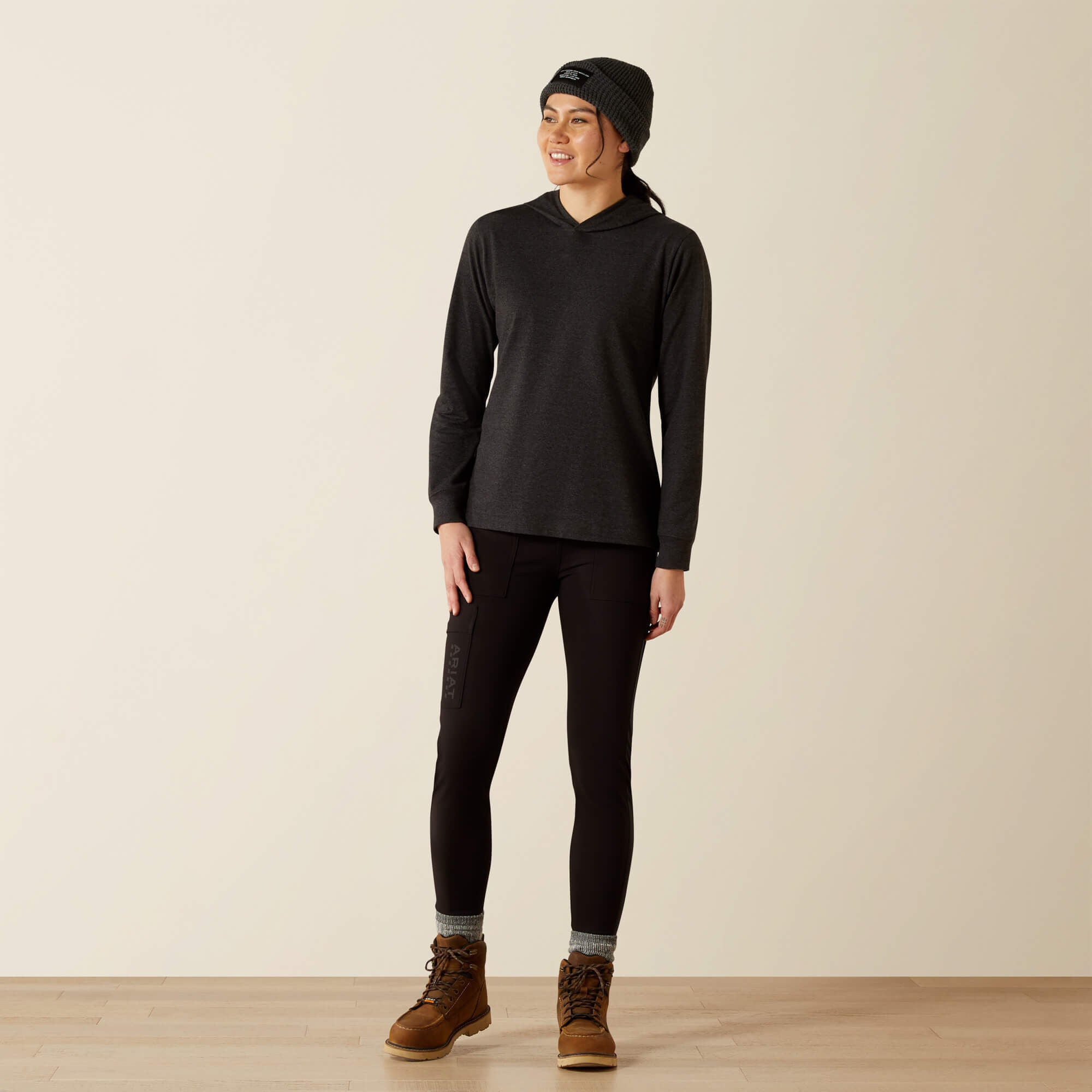 Rebar Cotton Strong Hooded T-Shirt - Women