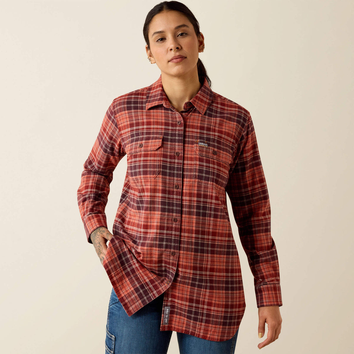 Rebar DuraStretch Flannel Tunic - Women