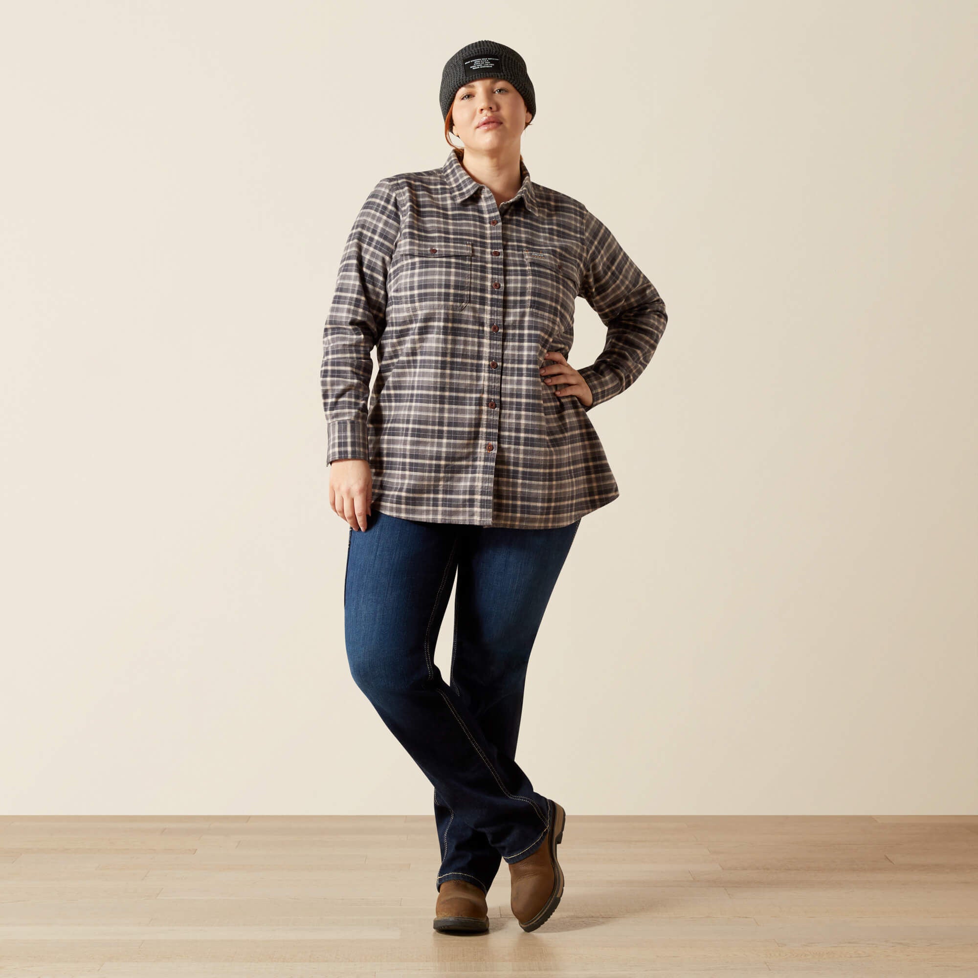 Rebar Flannel DuraStretch Work Shirt - Women
