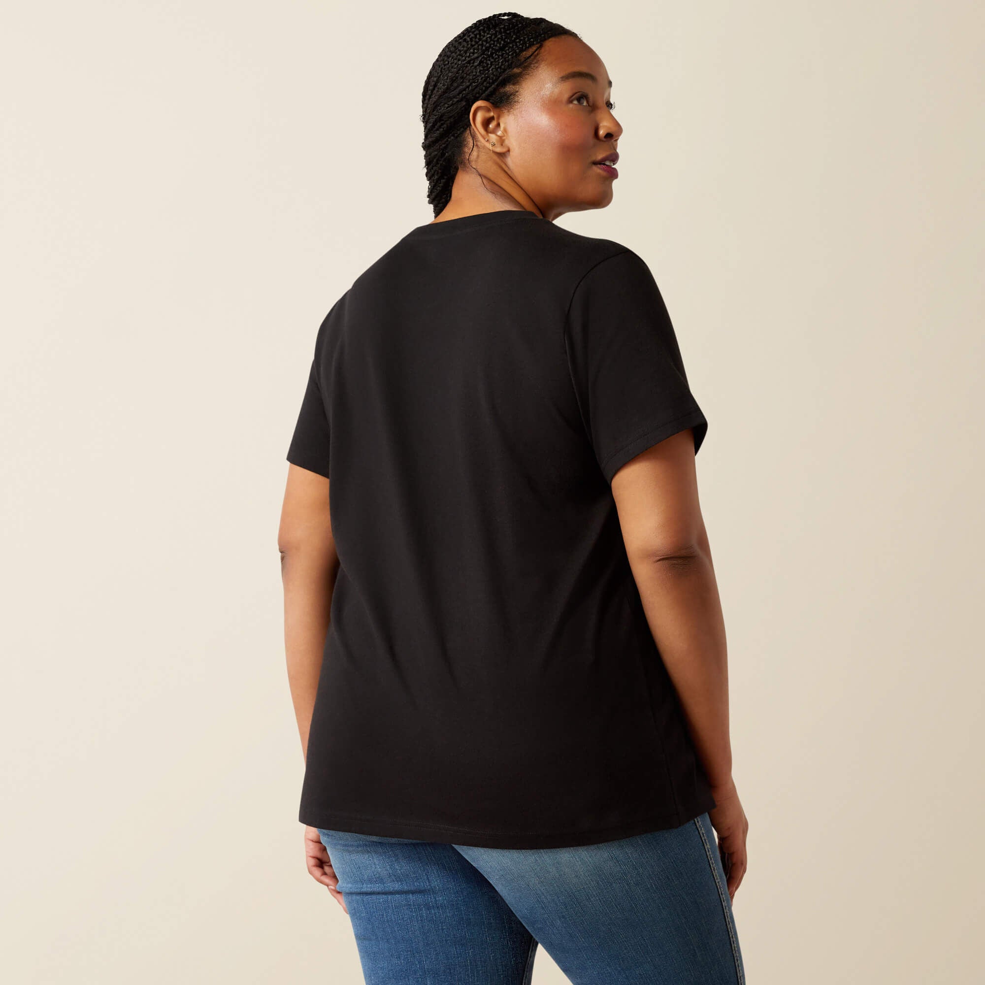 Rebar Cotton Strong Standard V-Neck T-Shirt - Women