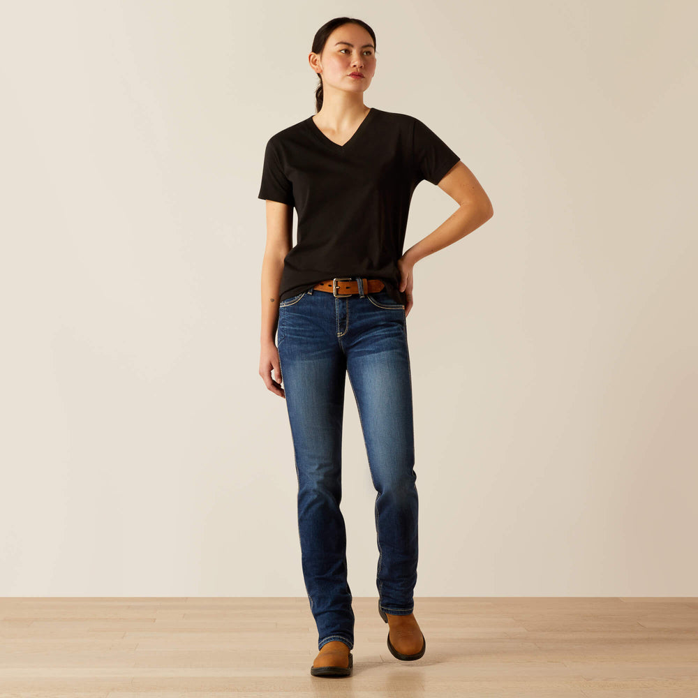 Rebar Cotton Strong Standard V-Neck T-Shirt - Women