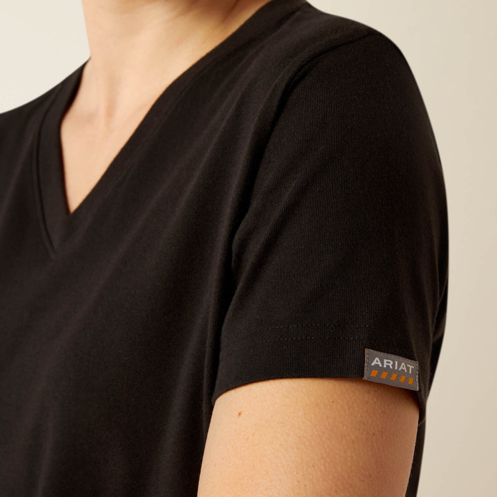 Rebar Cotton Strong Standard V-Neck T-Shirt - Women