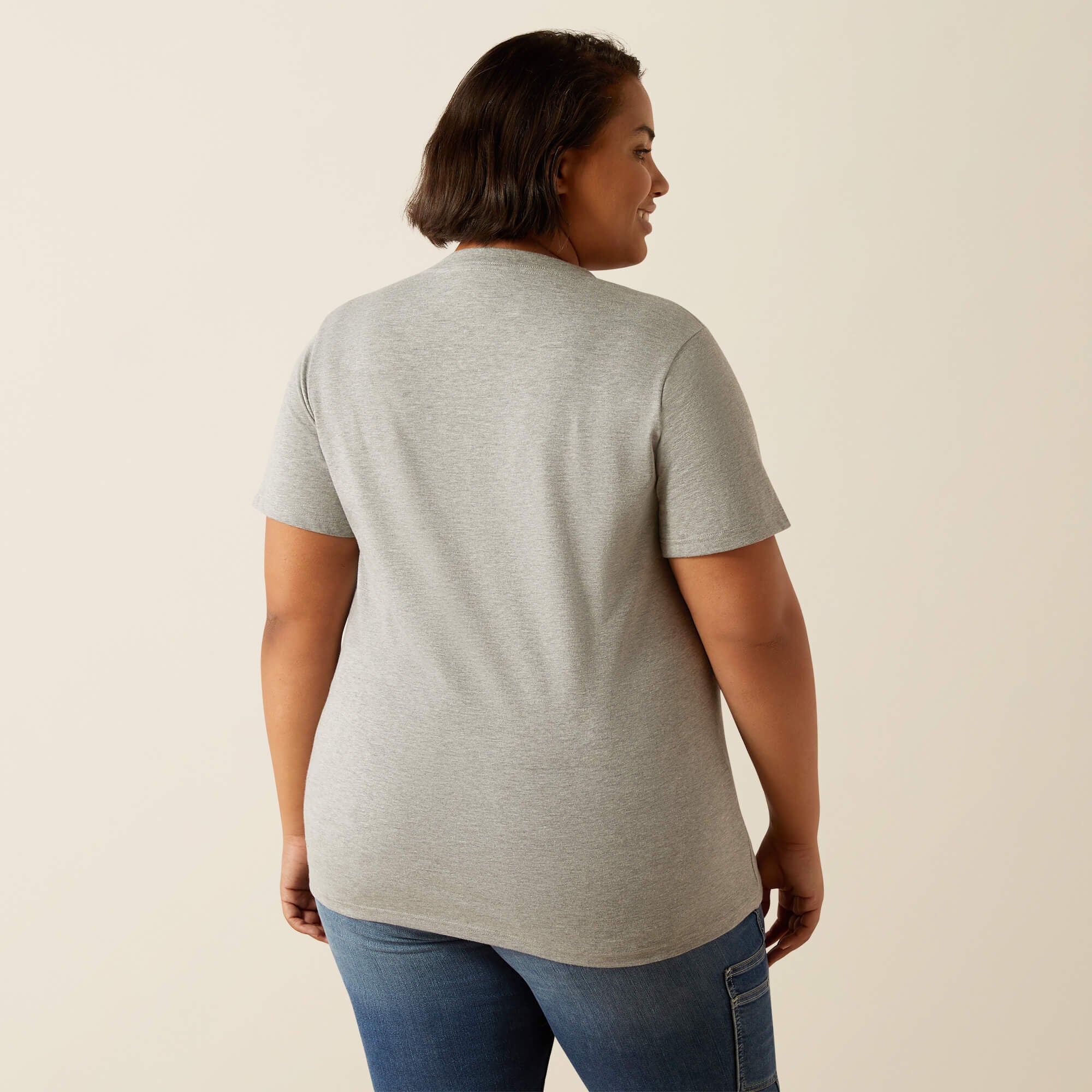 Rebar Cotton Strong Standard V-Neck T-Shirt - Women