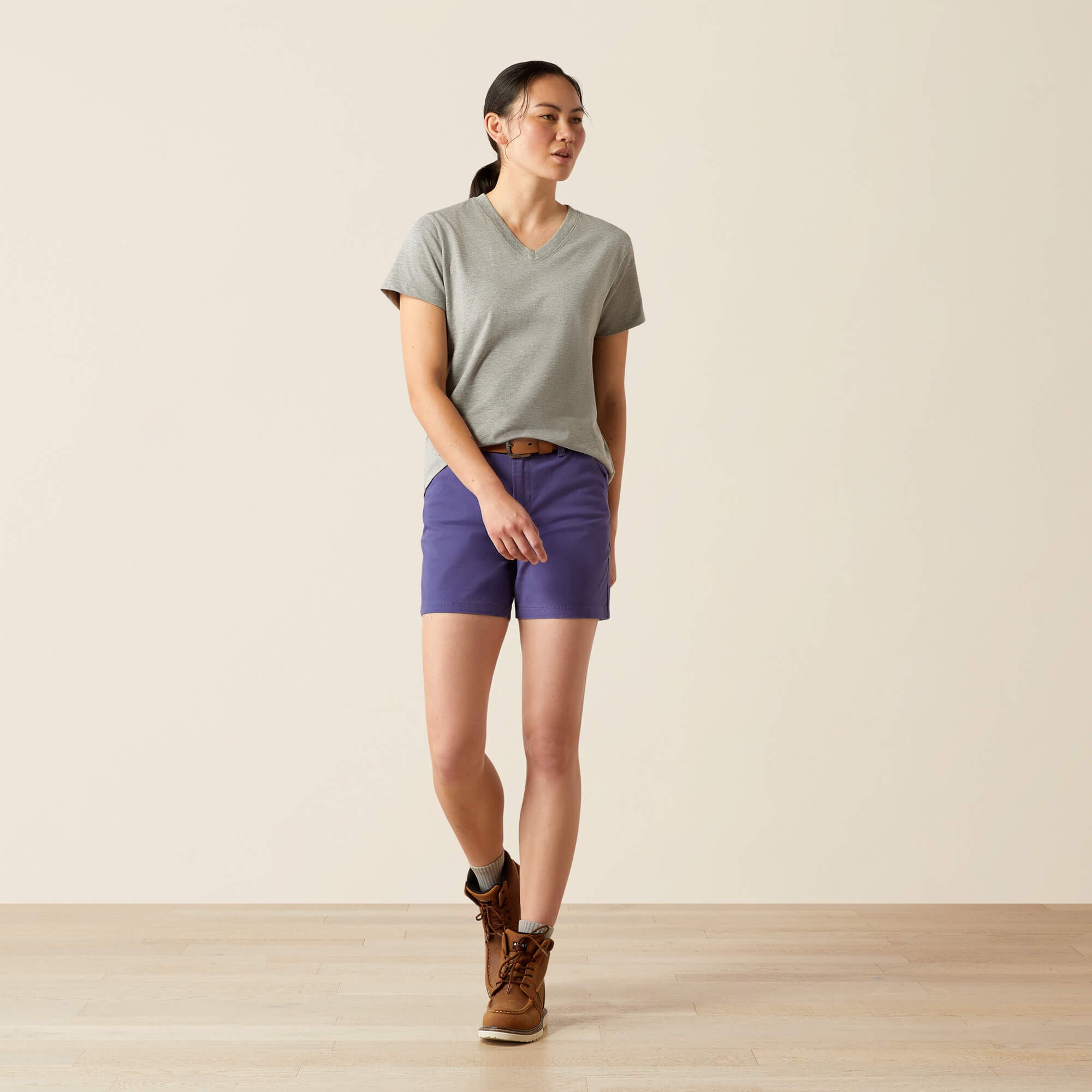 Rebar Cotton Strong Standard V-Neck T-Shirt - Women