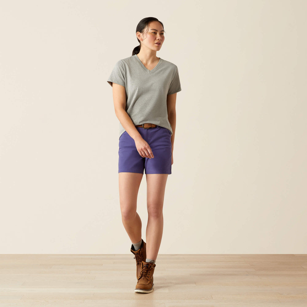 Rebar Cotton Strong Standard V-Neck T-Shirt - Women