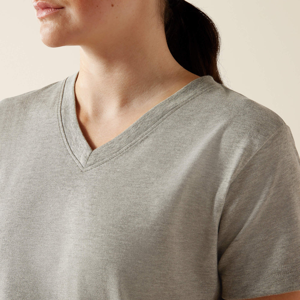 Rebar Cotton Strong Standard V-Neck T-Shirt - Women