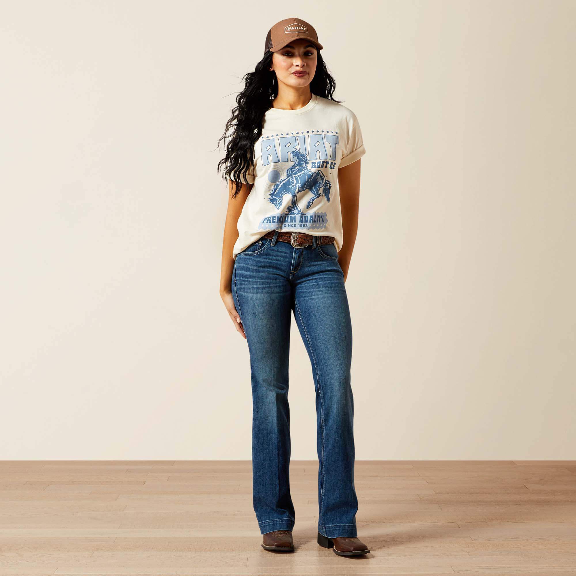 Ariat Retro Block Poster T-Shirt - Women